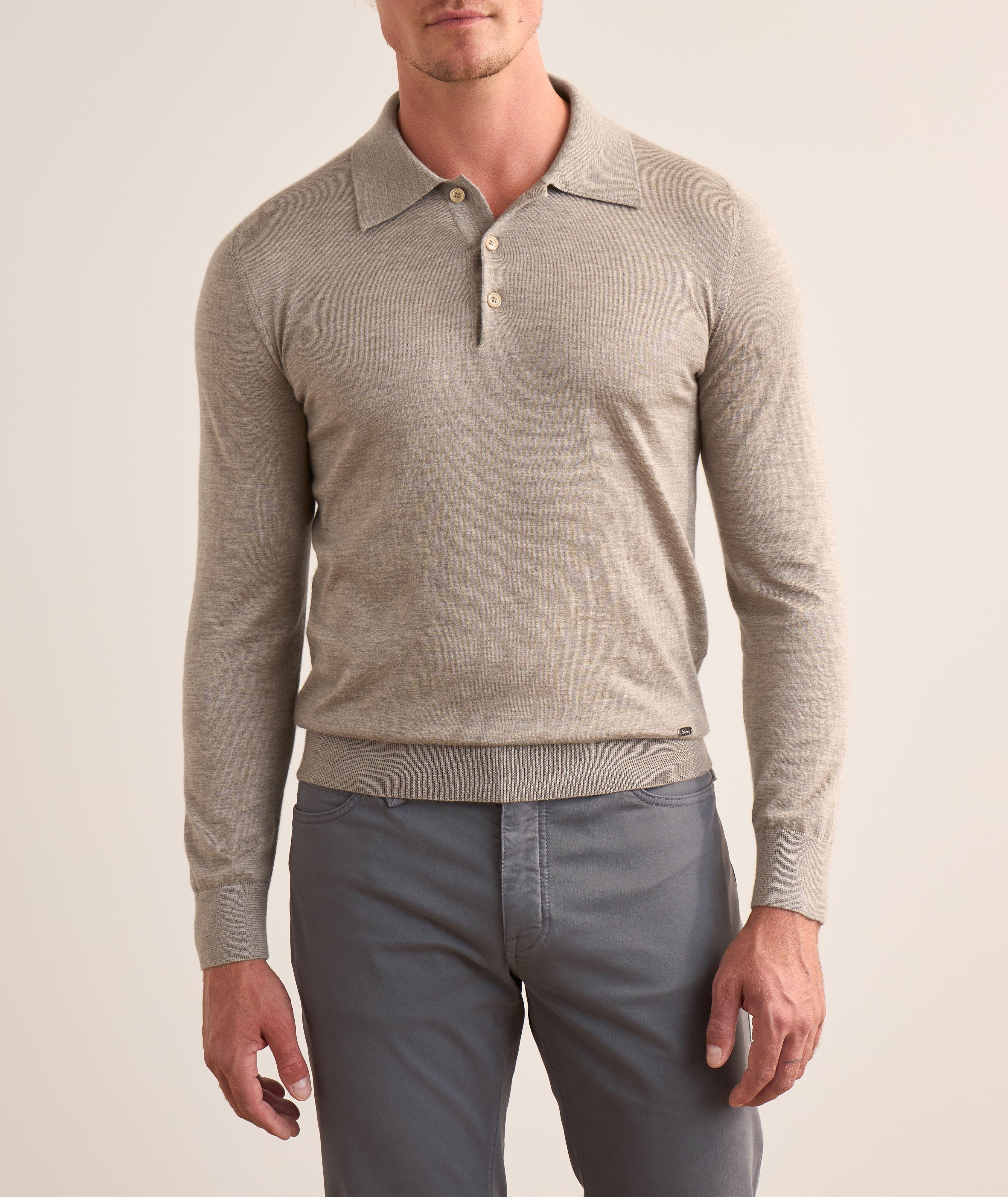 Mélange Cashmere-Silk Polo image 1