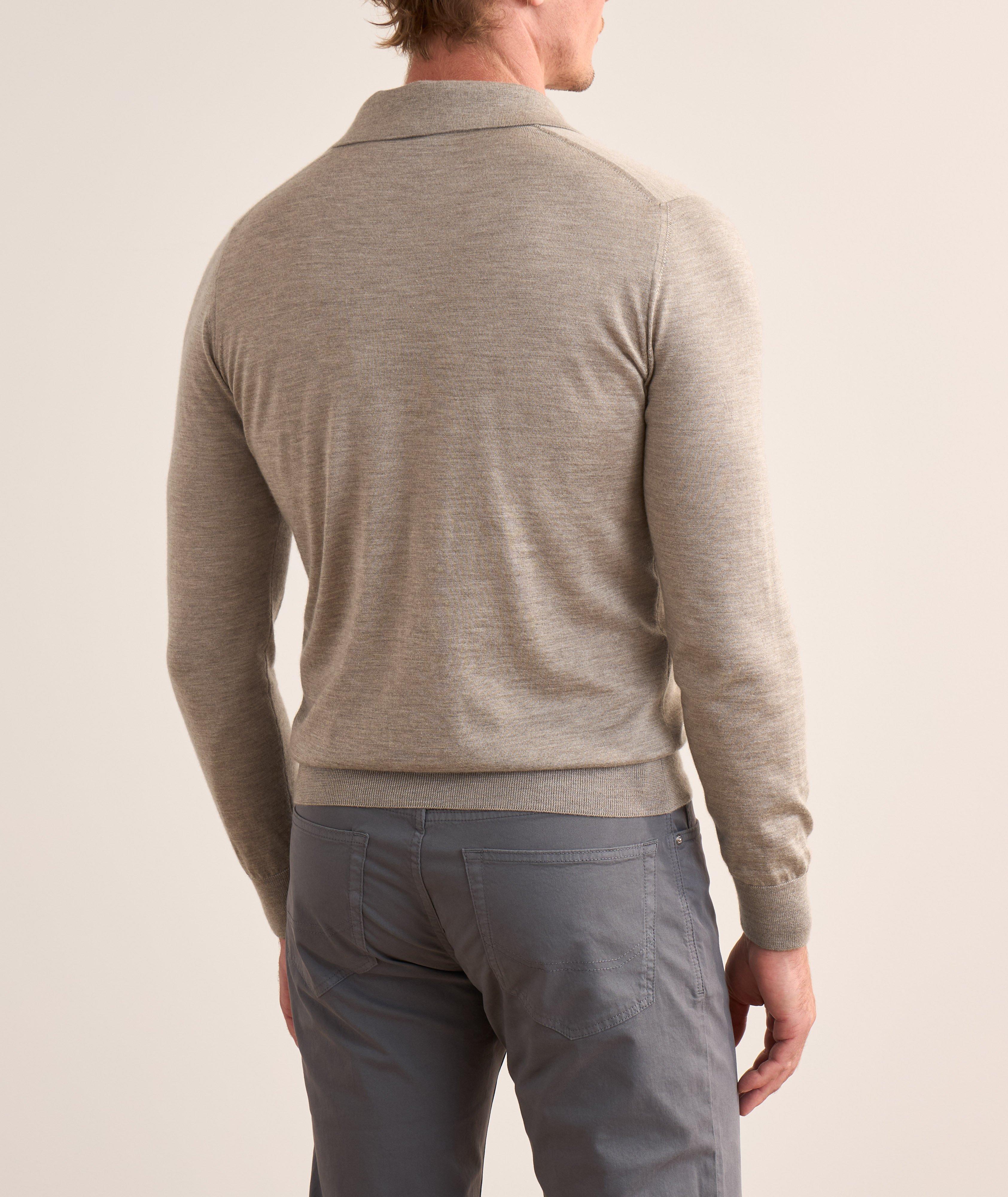 Mélange Cashmere-Silk Polo image 2