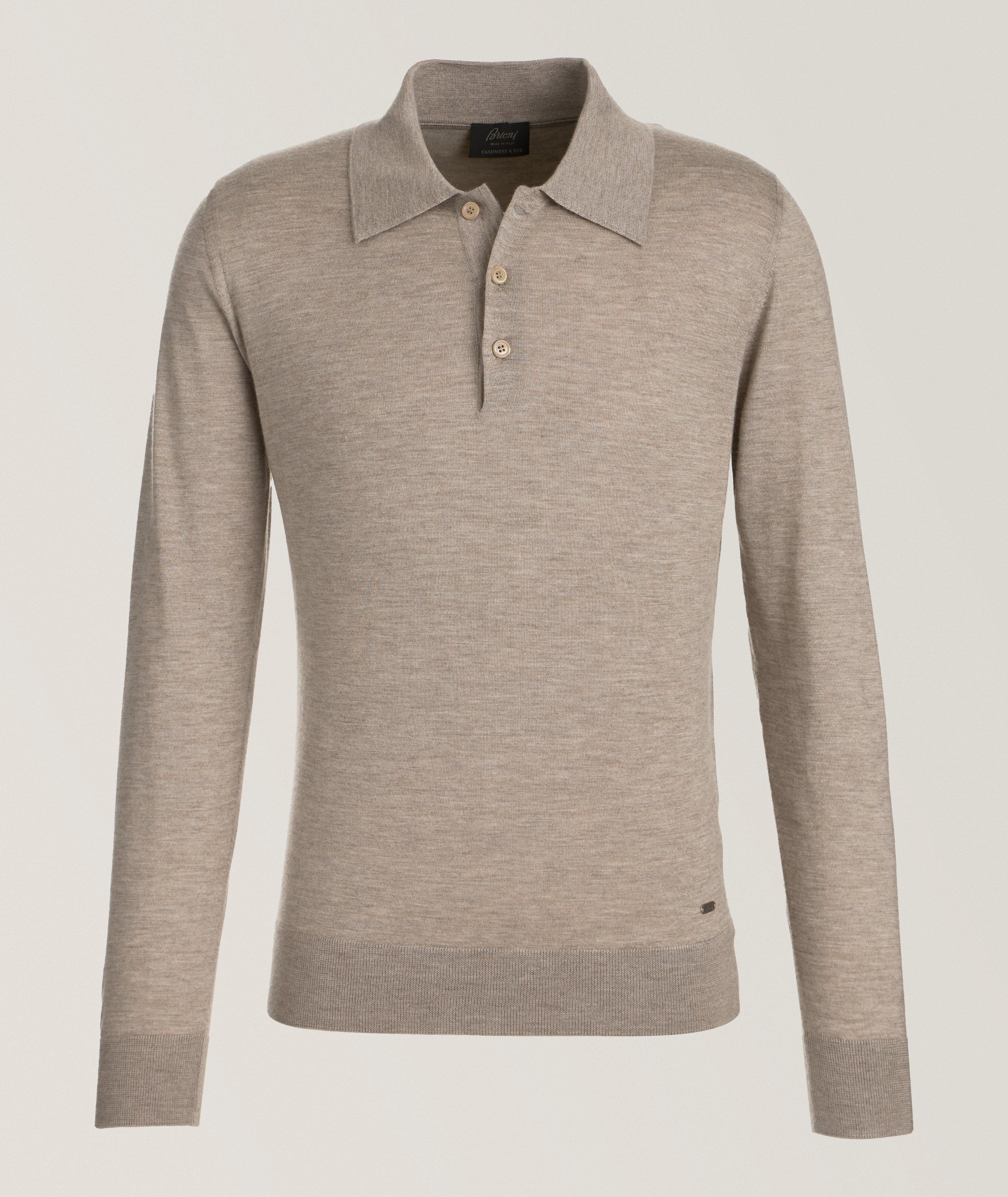 Mélange Cashmere-Silk Polo image 0