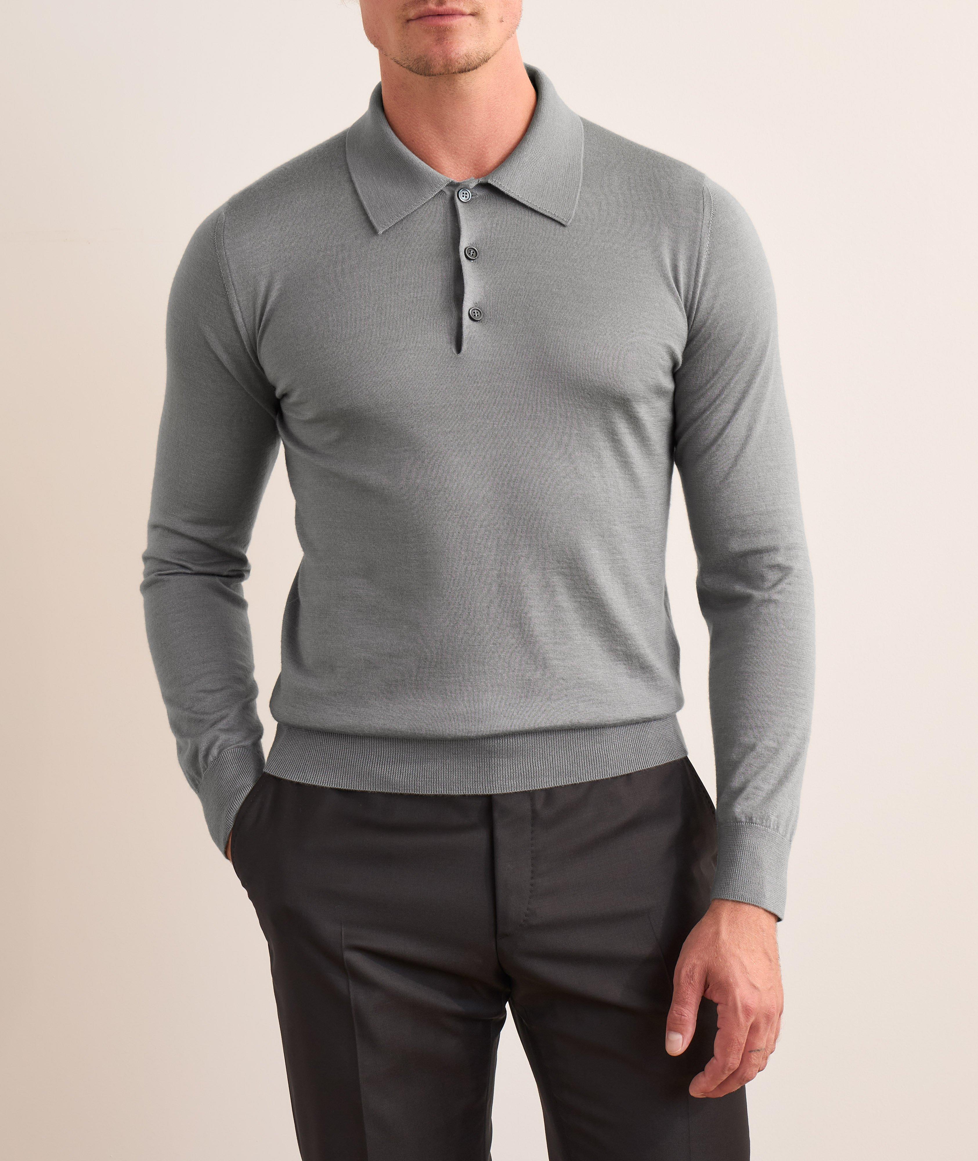 Mélange Cashmere-Silk Polo image 1