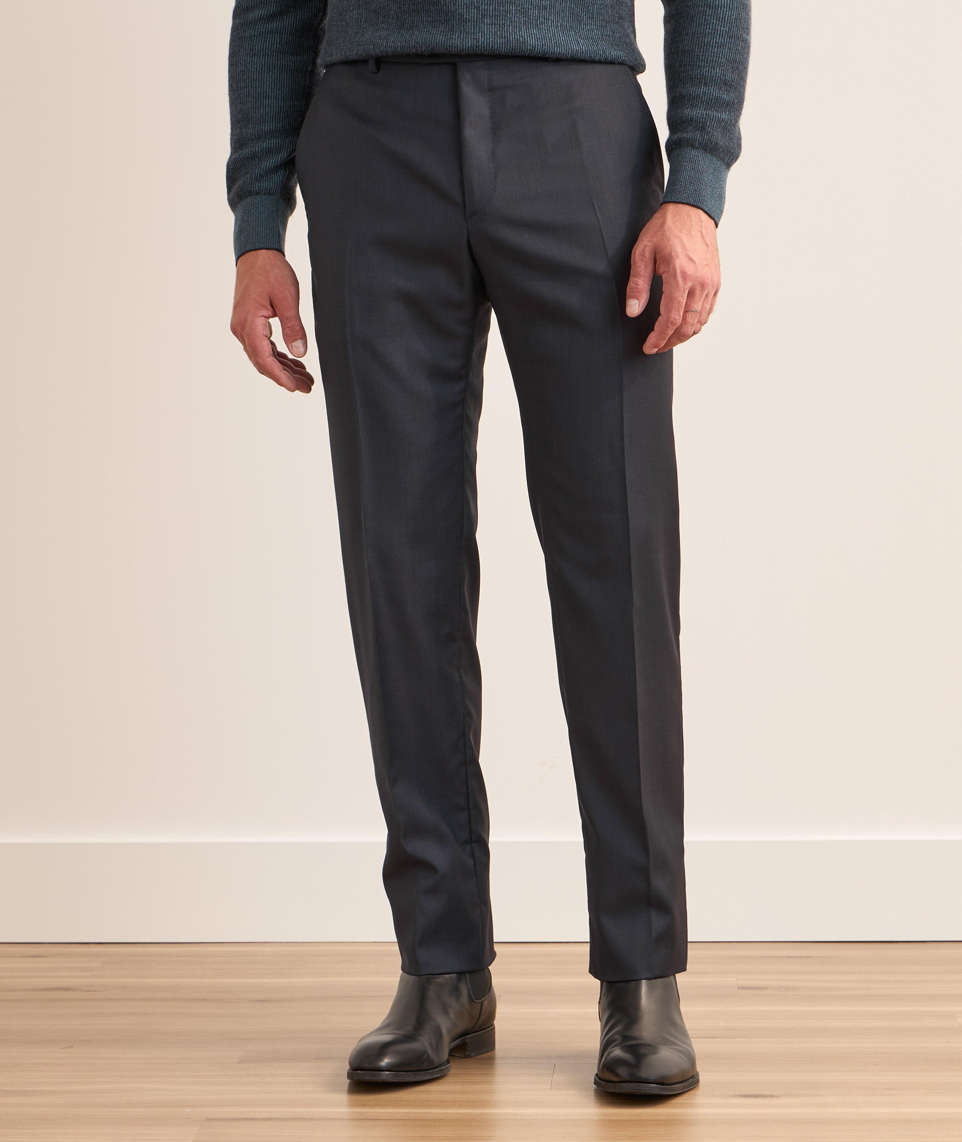 Super 130 Sharkskin Dress Pants image 1