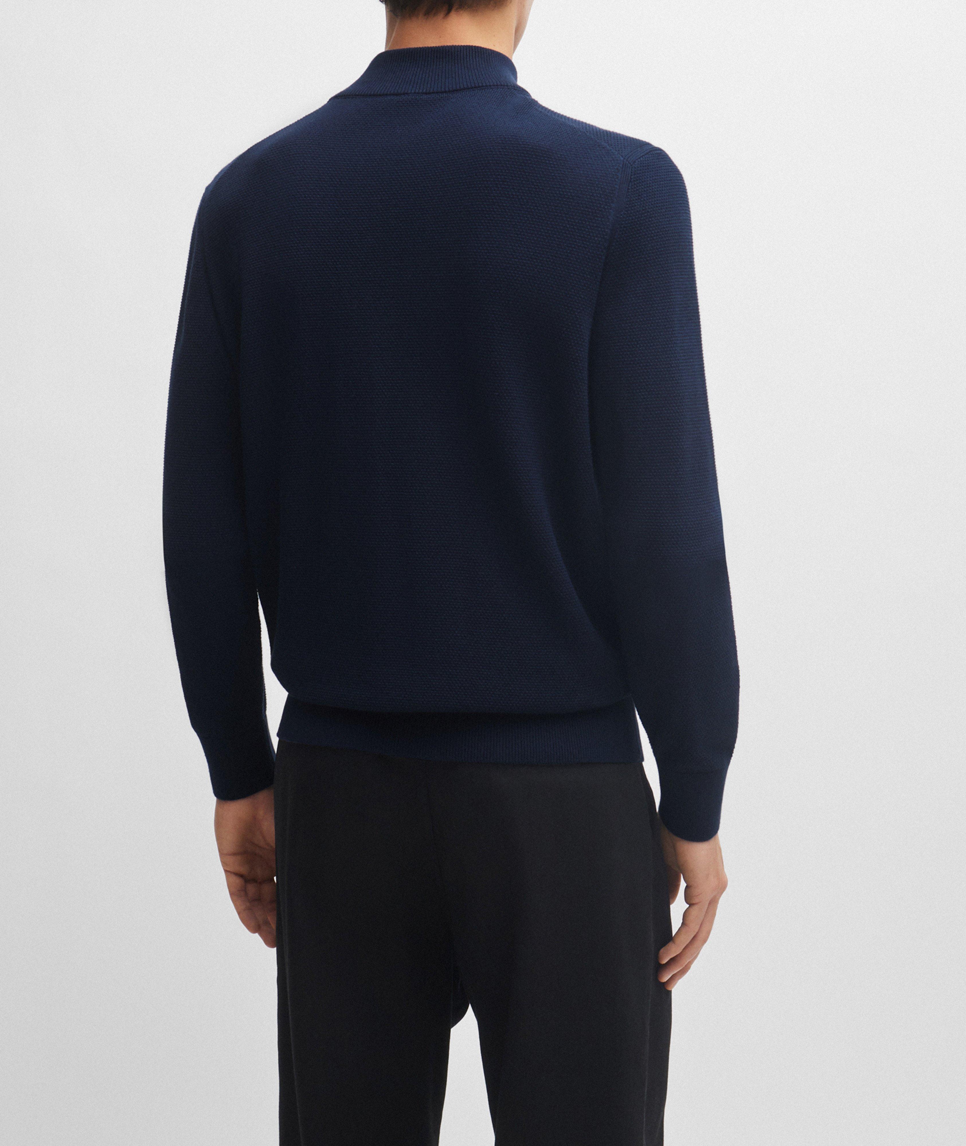 Ebrando Quarter-Zip Cotton Sweater  image 2