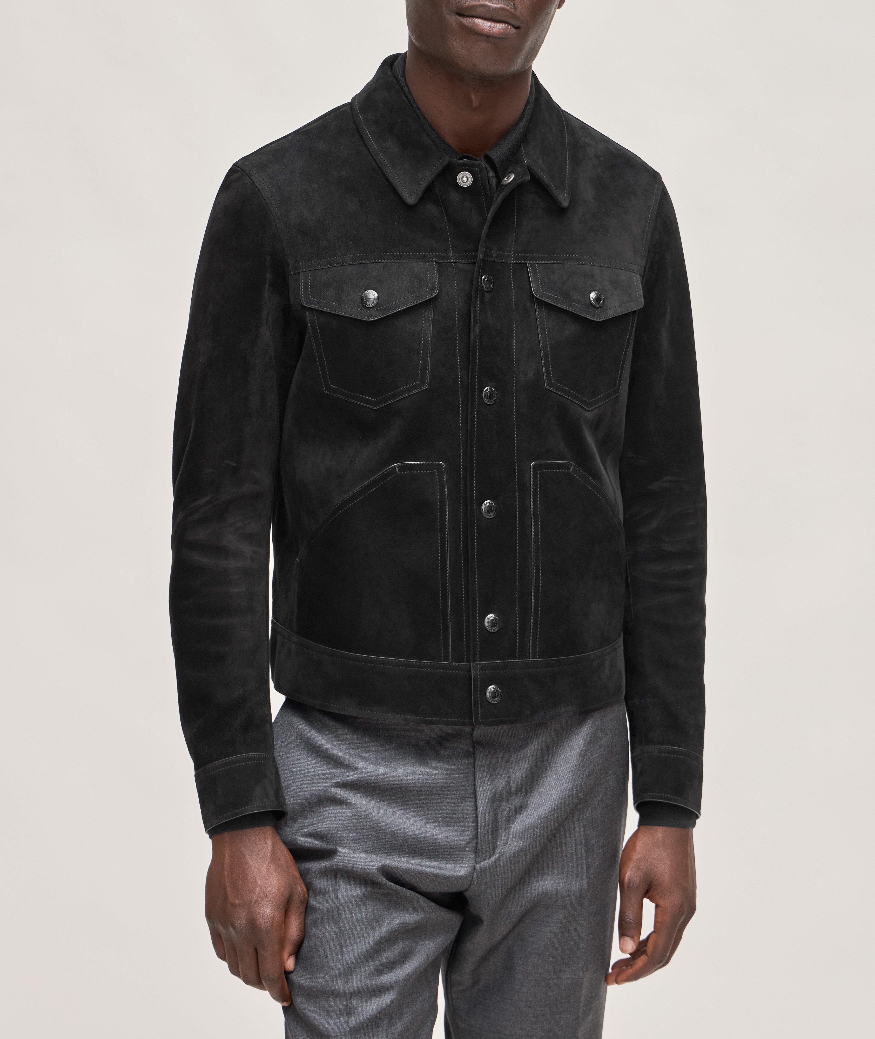 Blouson de style western en suède image 1