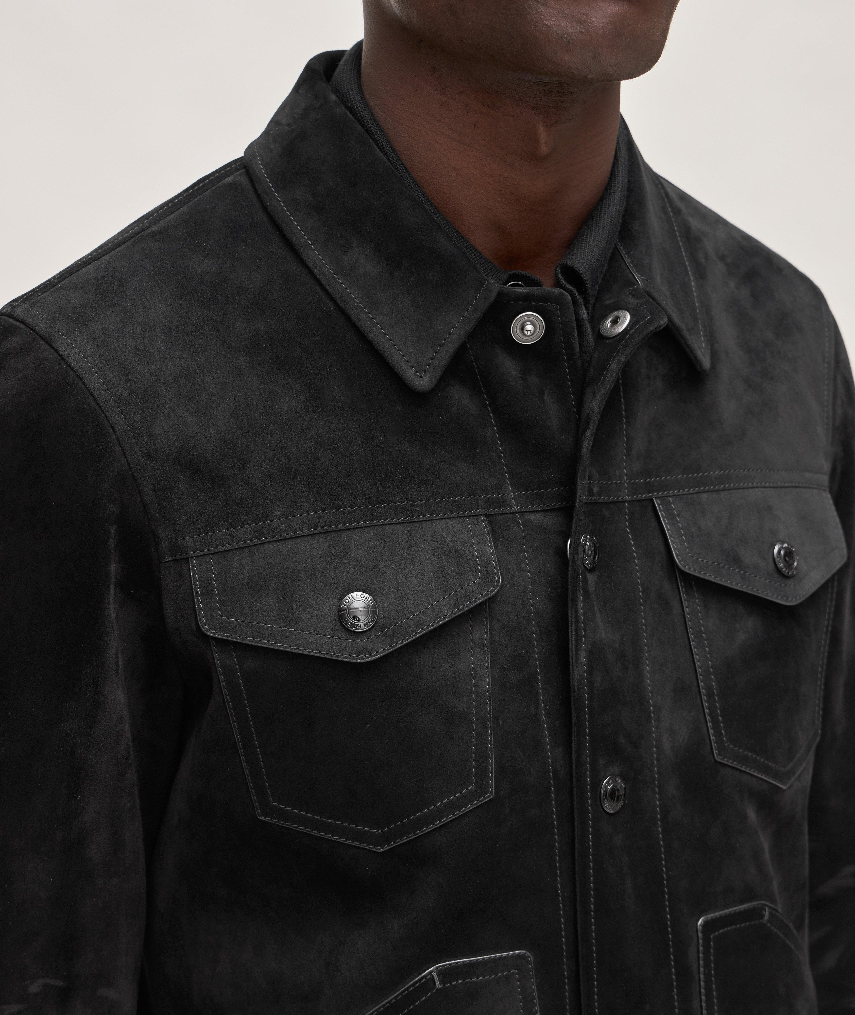Blouson de style western en suède image 3