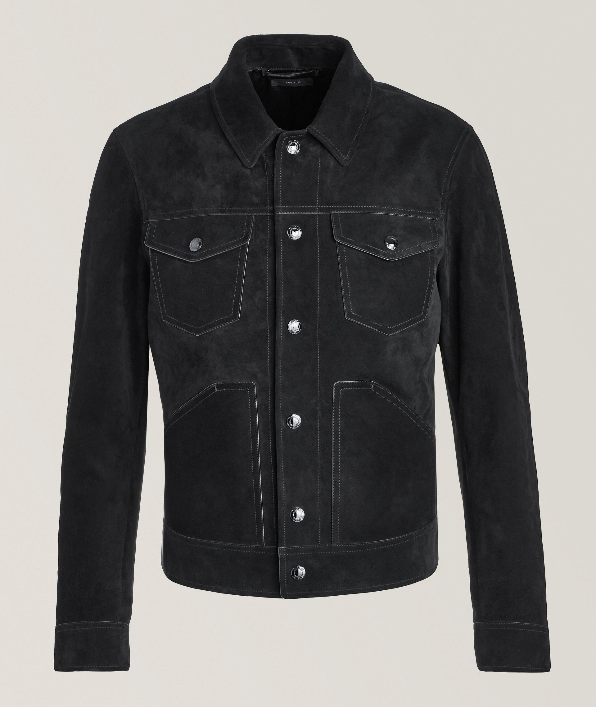 Blouson de style western en suède image 0