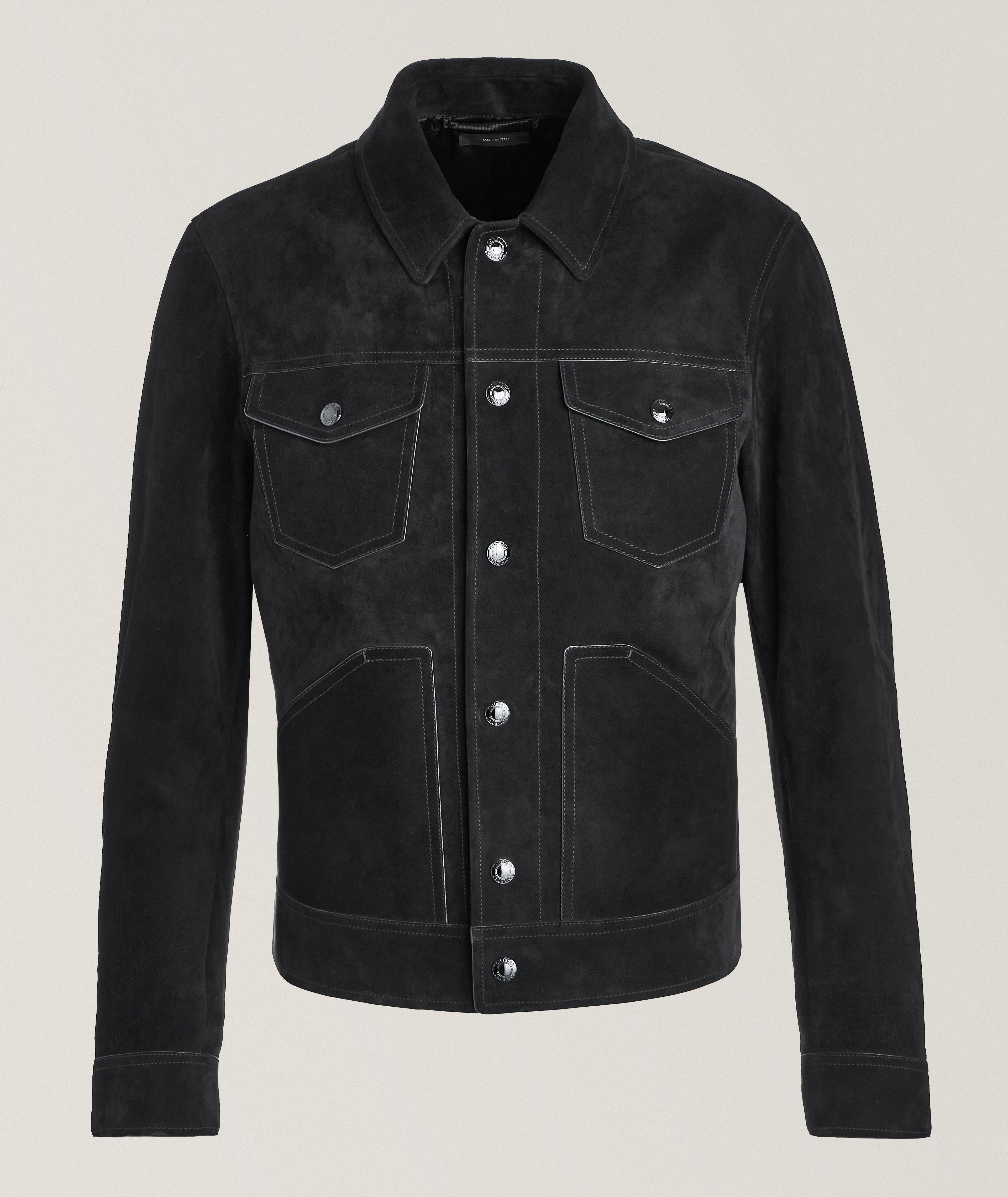 Blouson de style western en suède image 0