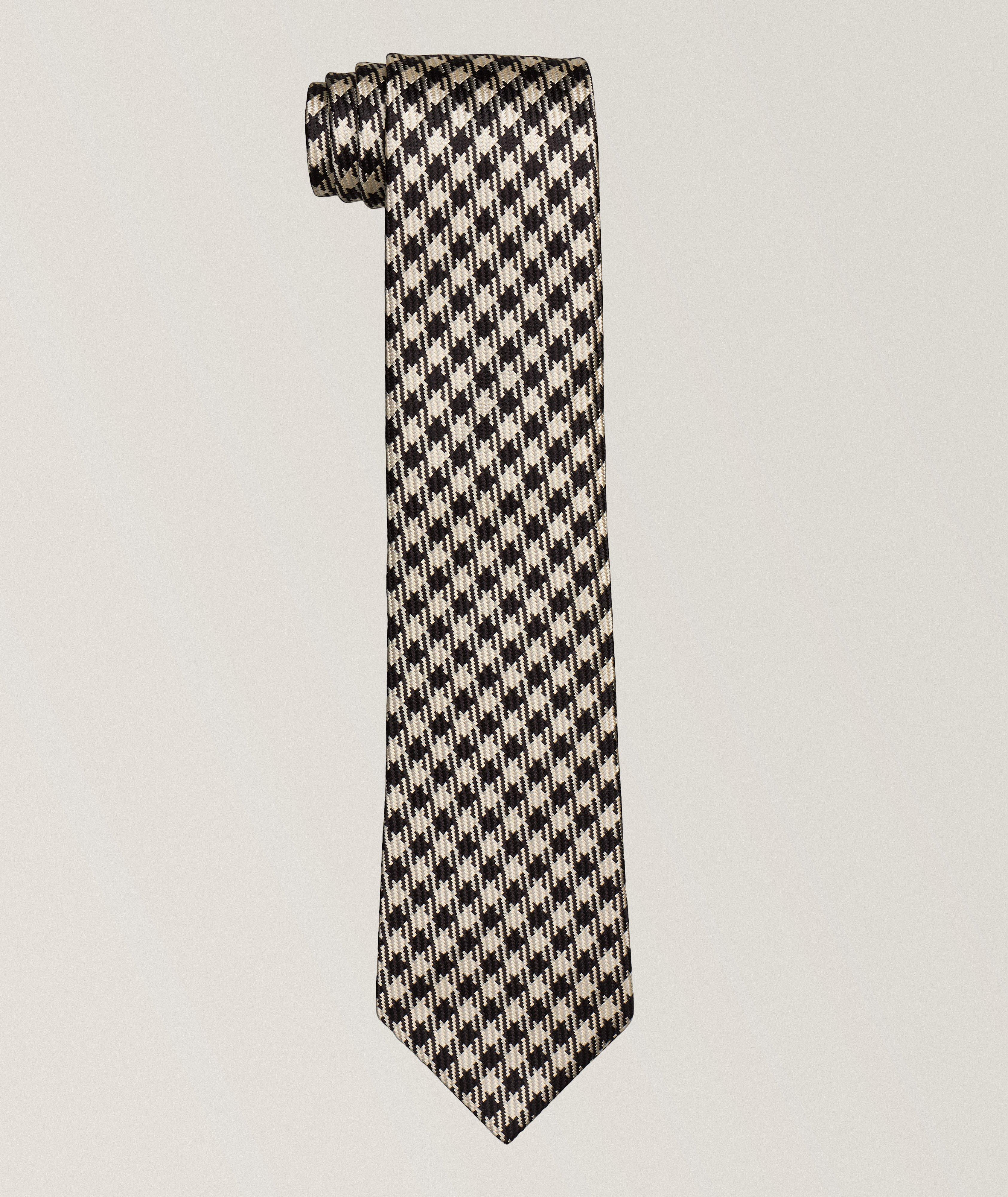 Patterned Silk Tie  image 0