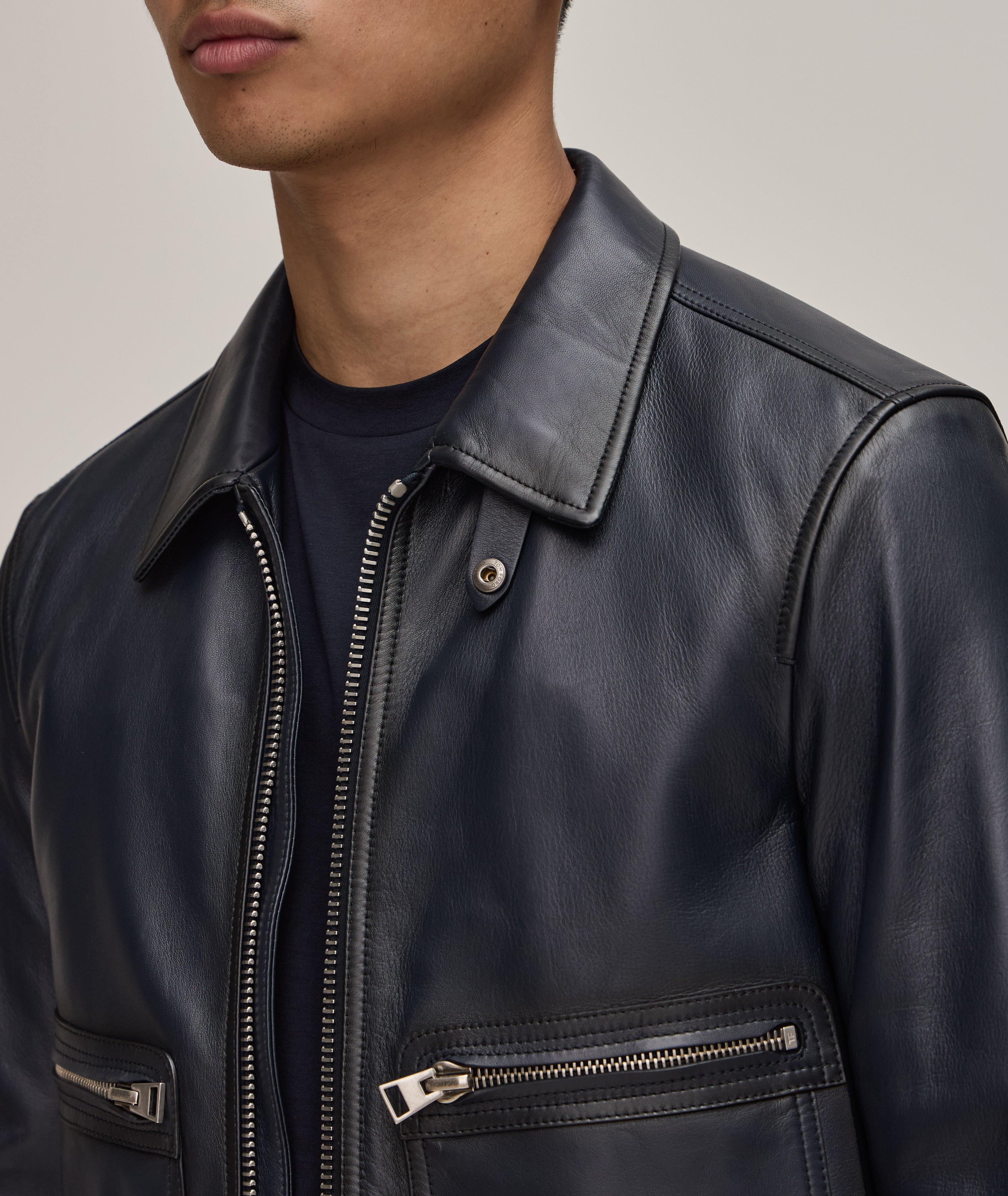 Leather Blouson image 3