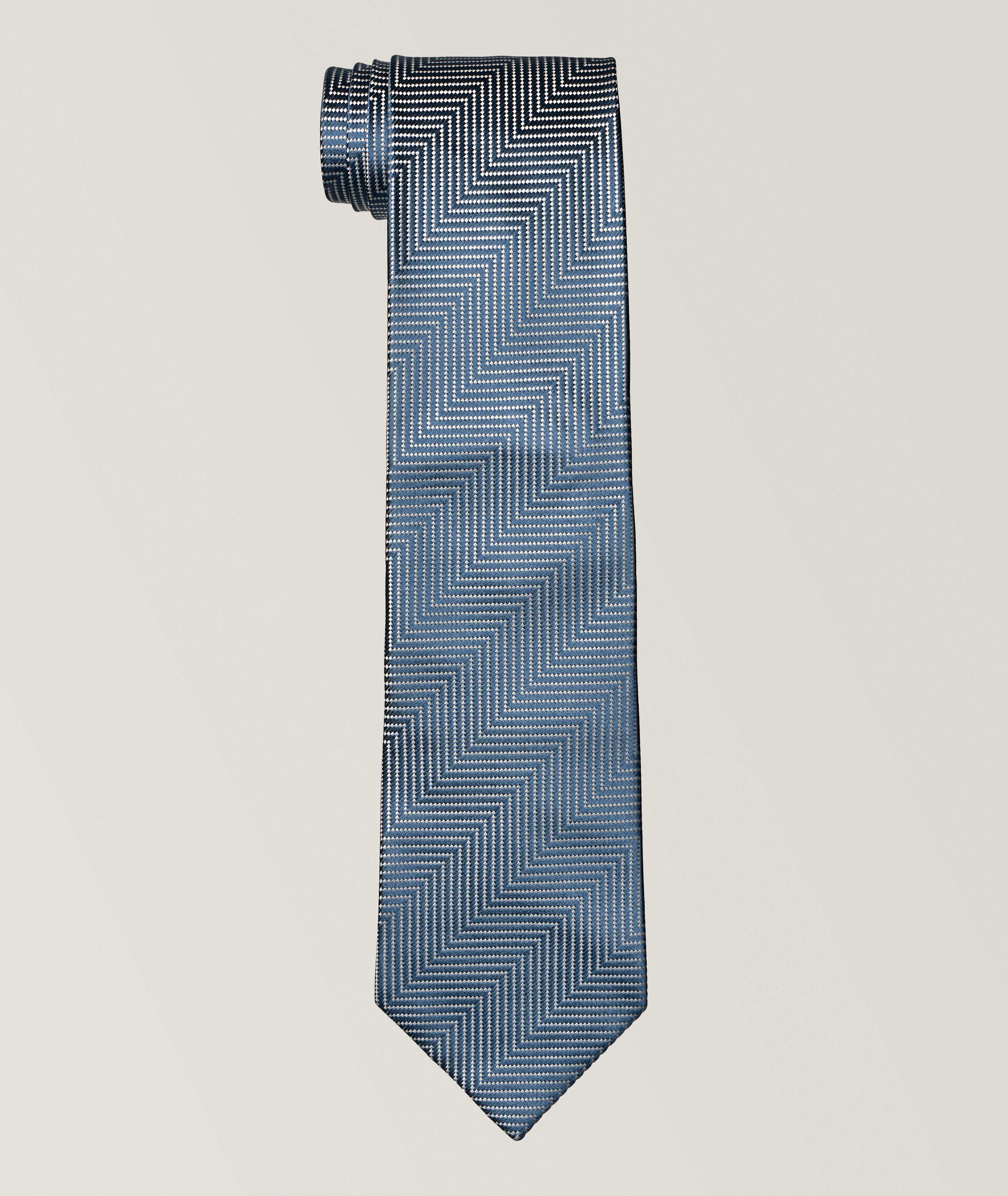 Herringbone Silk Tie  image 0