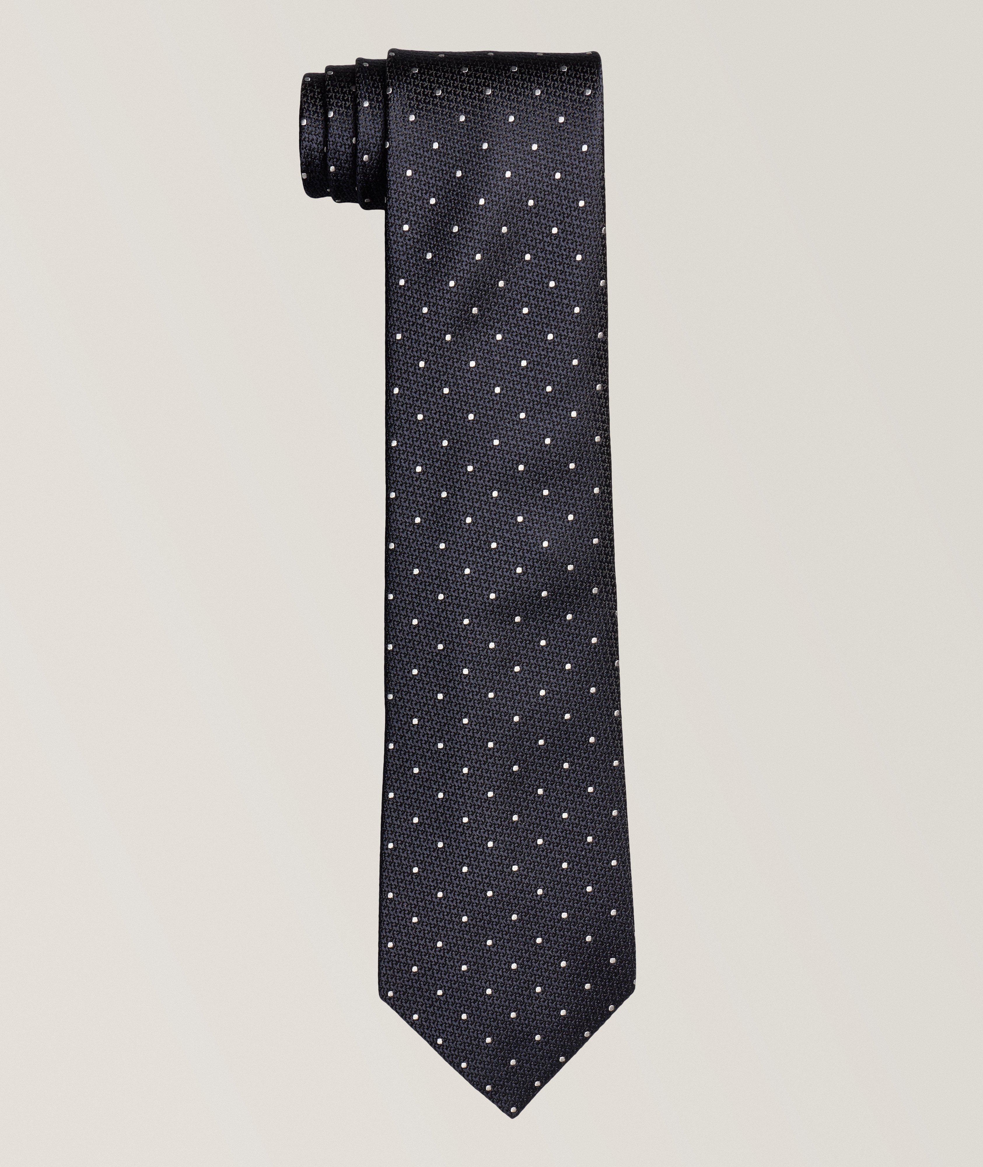 Polka Dot Silk Tie image 0