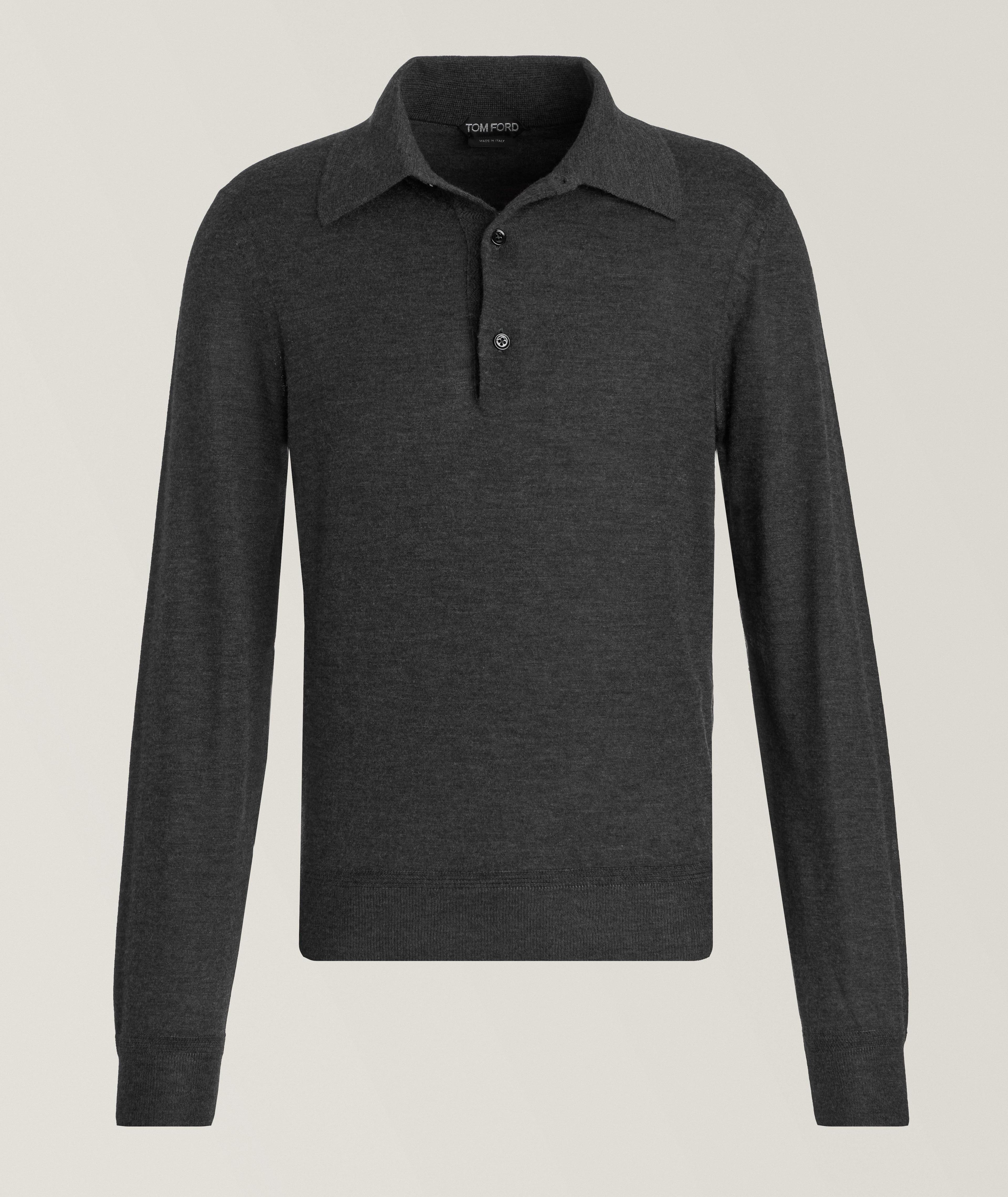 Slim-Fit Cashmere-Blend Polo image 0