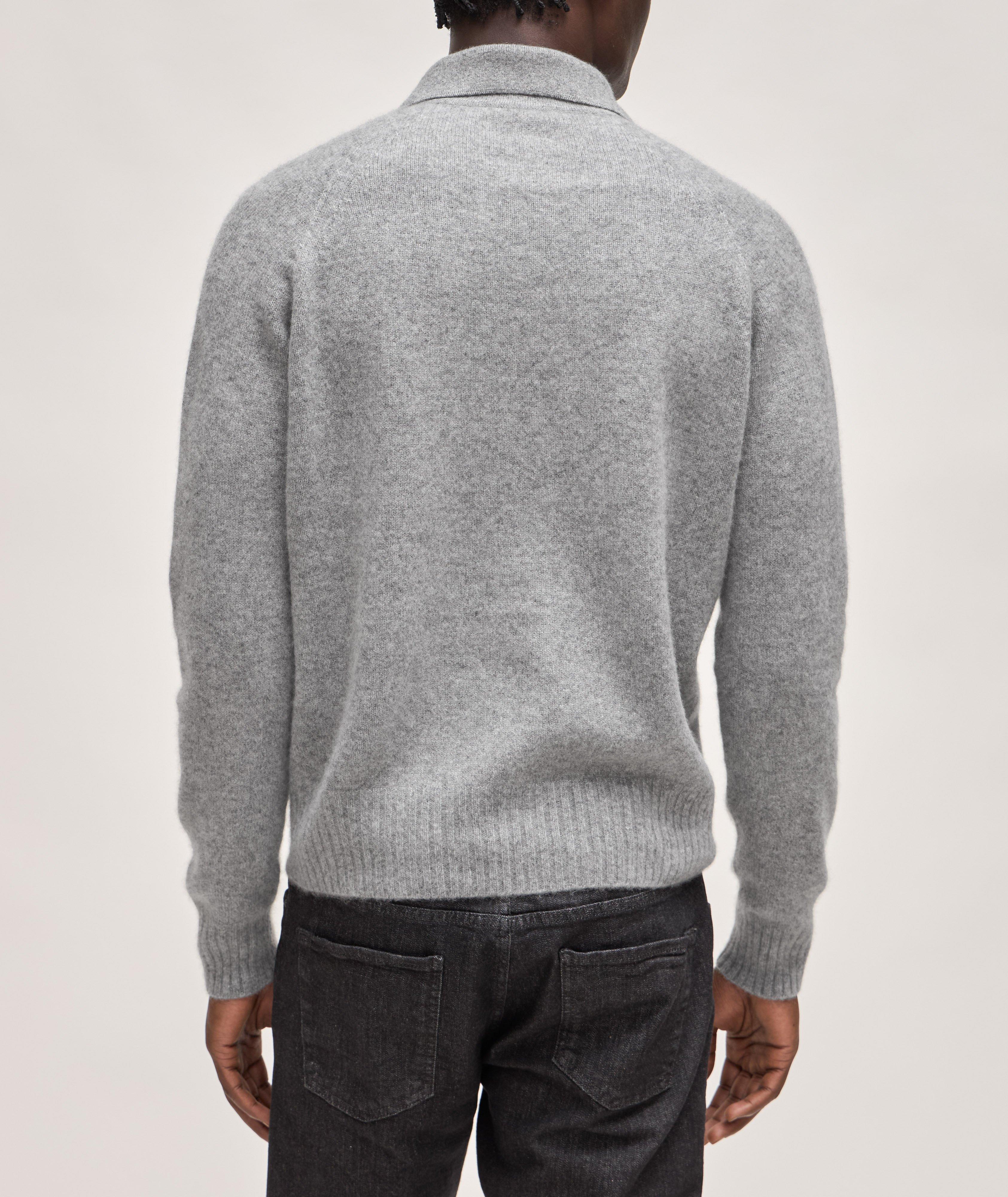 Seamless Cashmere Knit Polo image 2