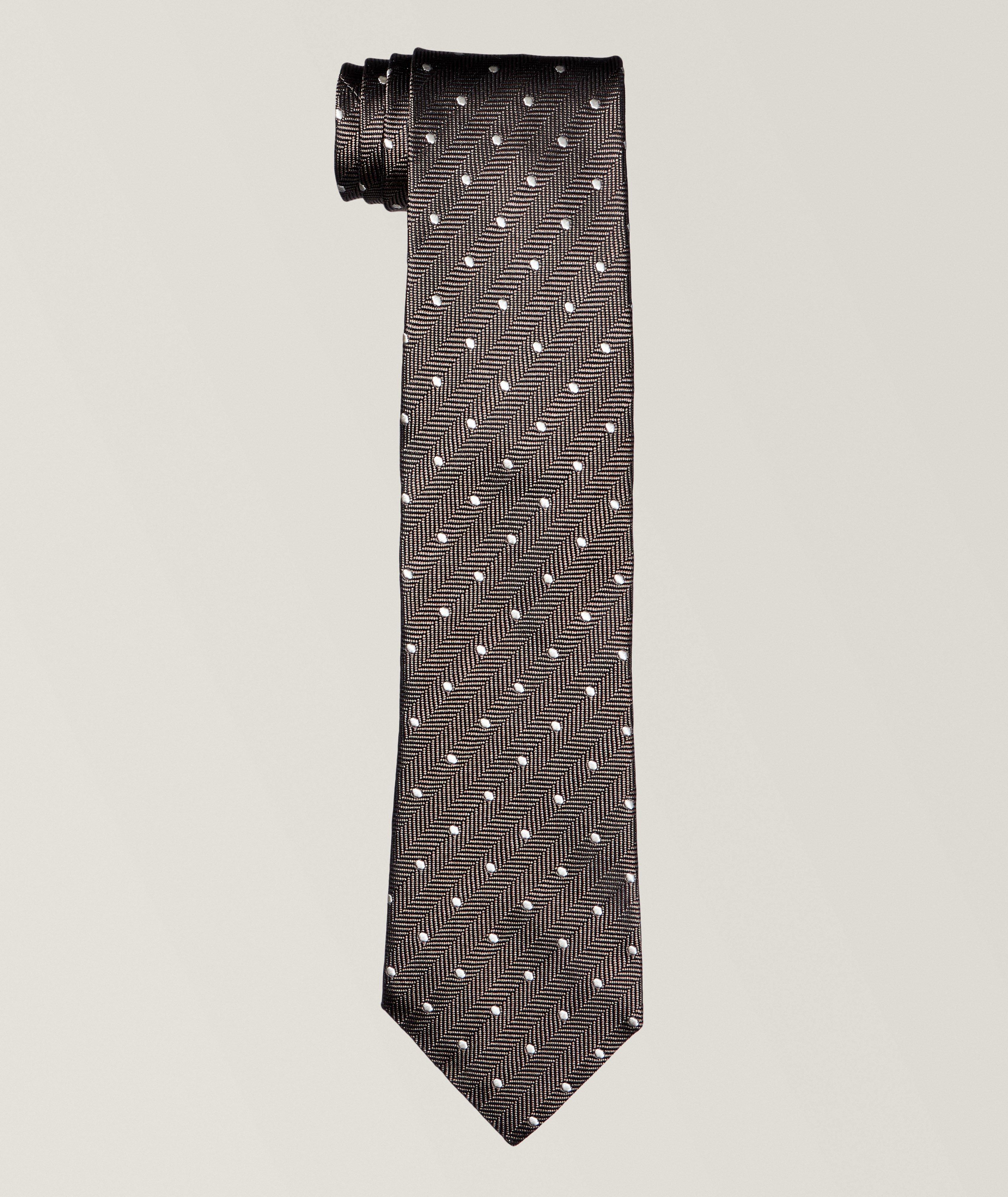 Dotted Silk Tie image 0