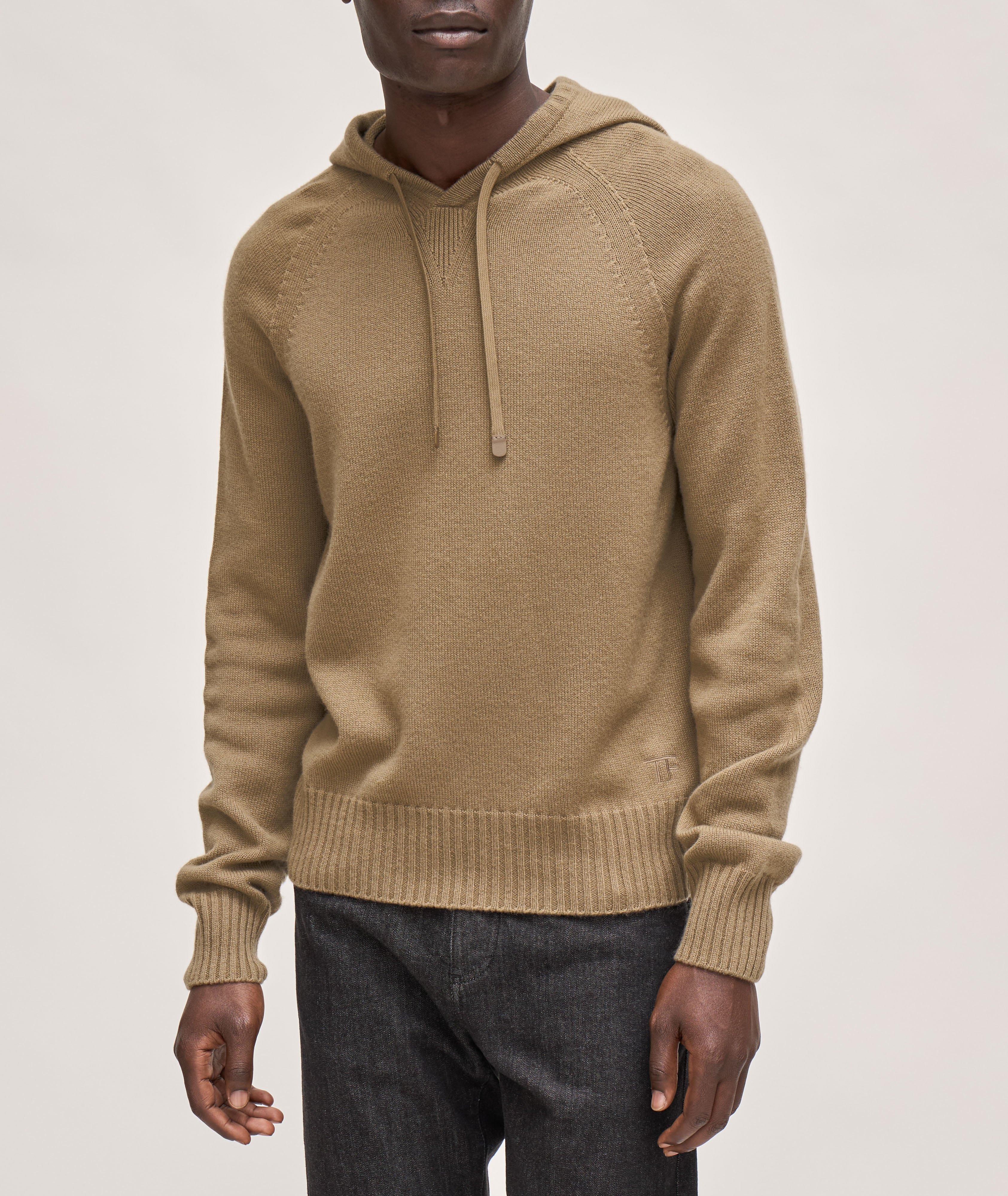 Seamless Cashmere Hooded Sweater  image 1