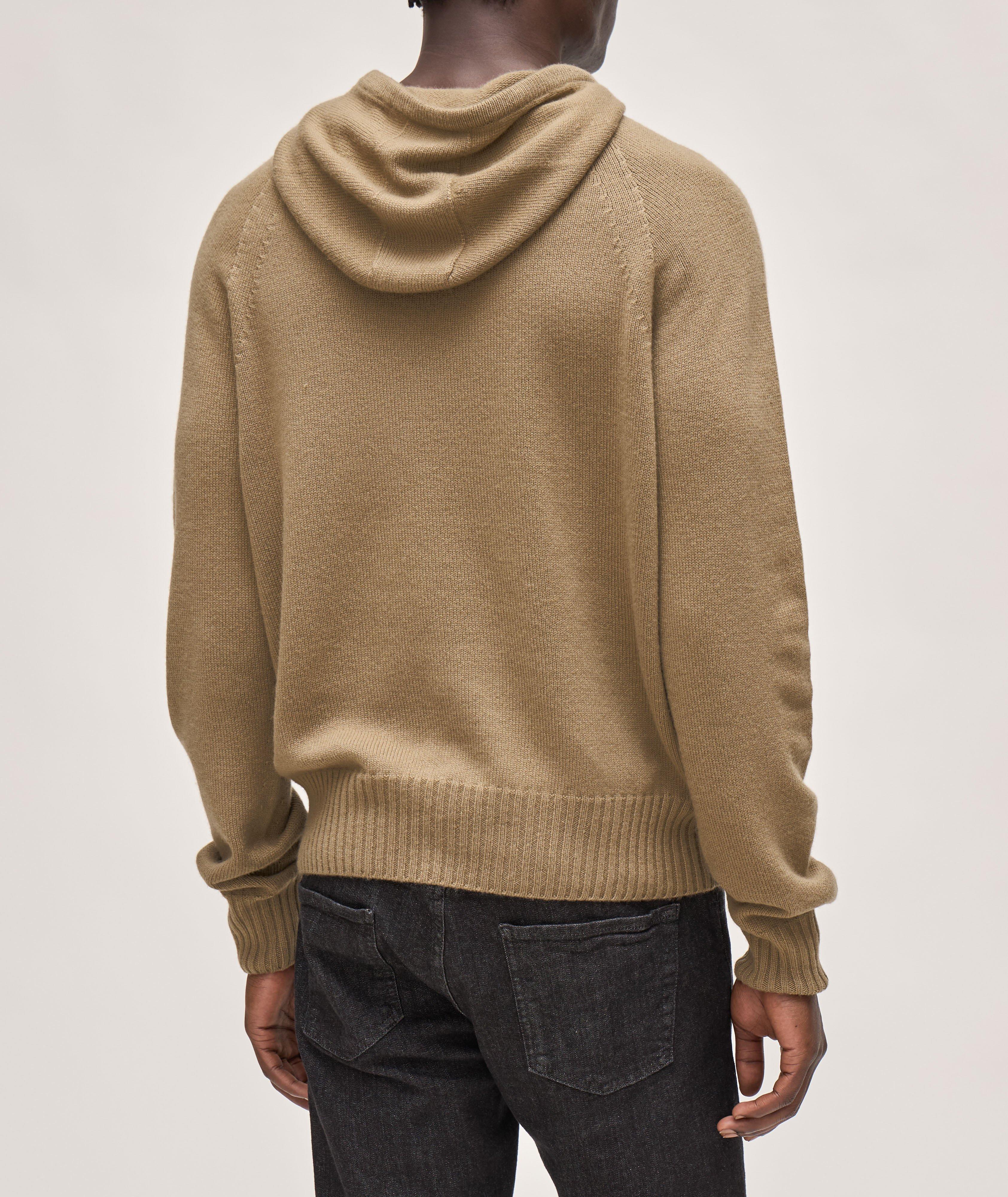 Seamless Cashmere Hooded Sweater  image 2