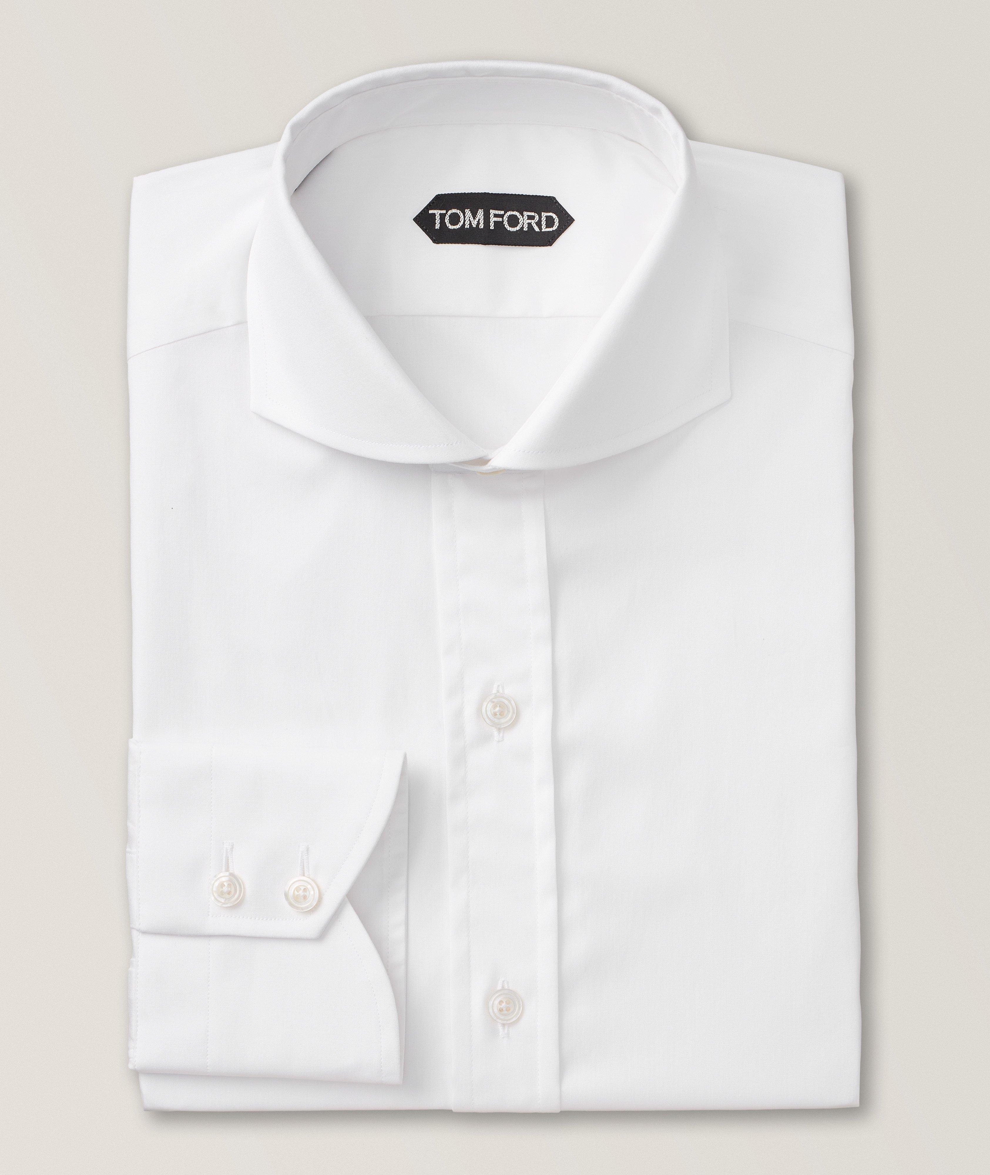 Slim-Fit Poplin Cotton Dress Shirt image 0