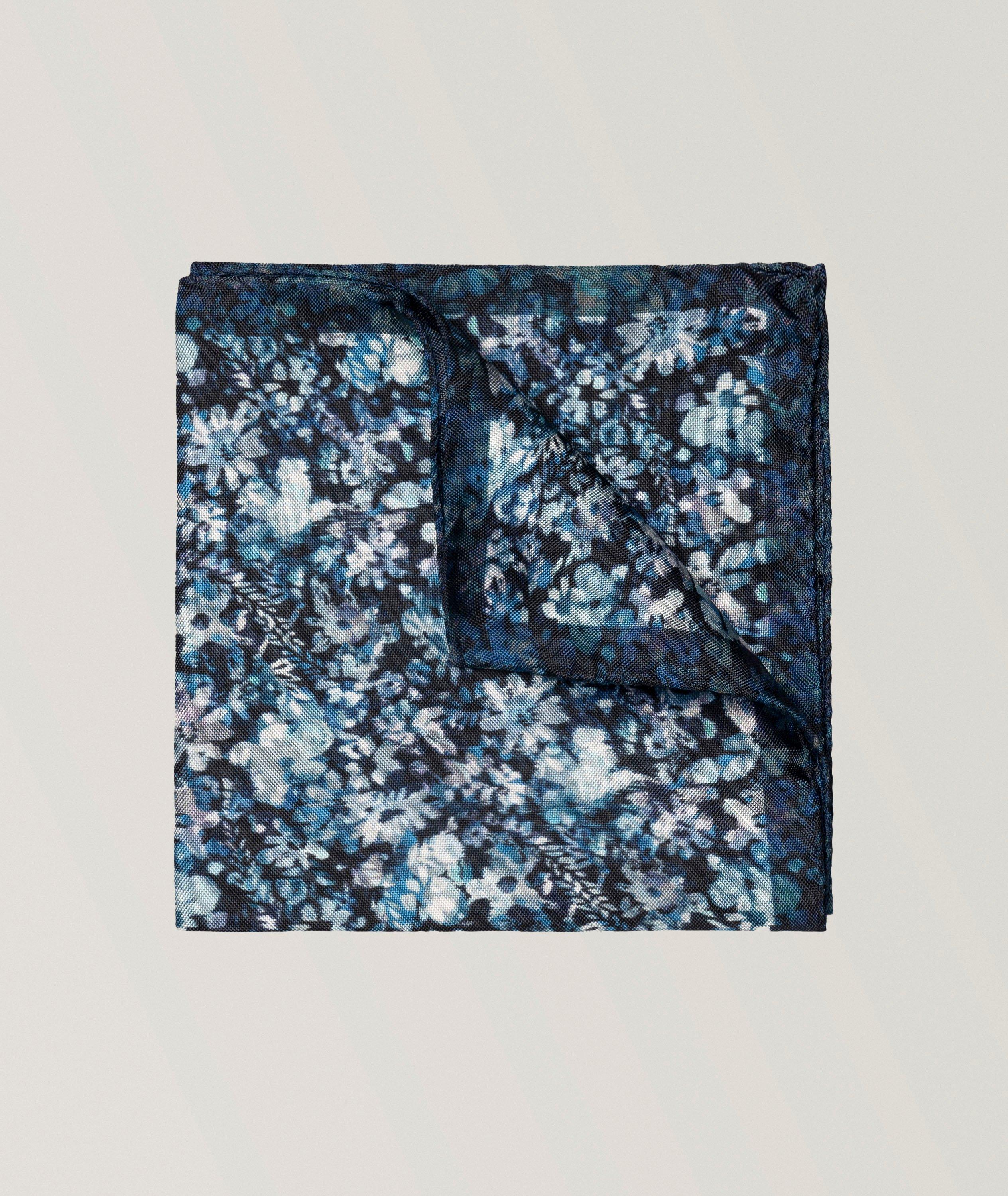 Floral Silk Pocket Square image 0