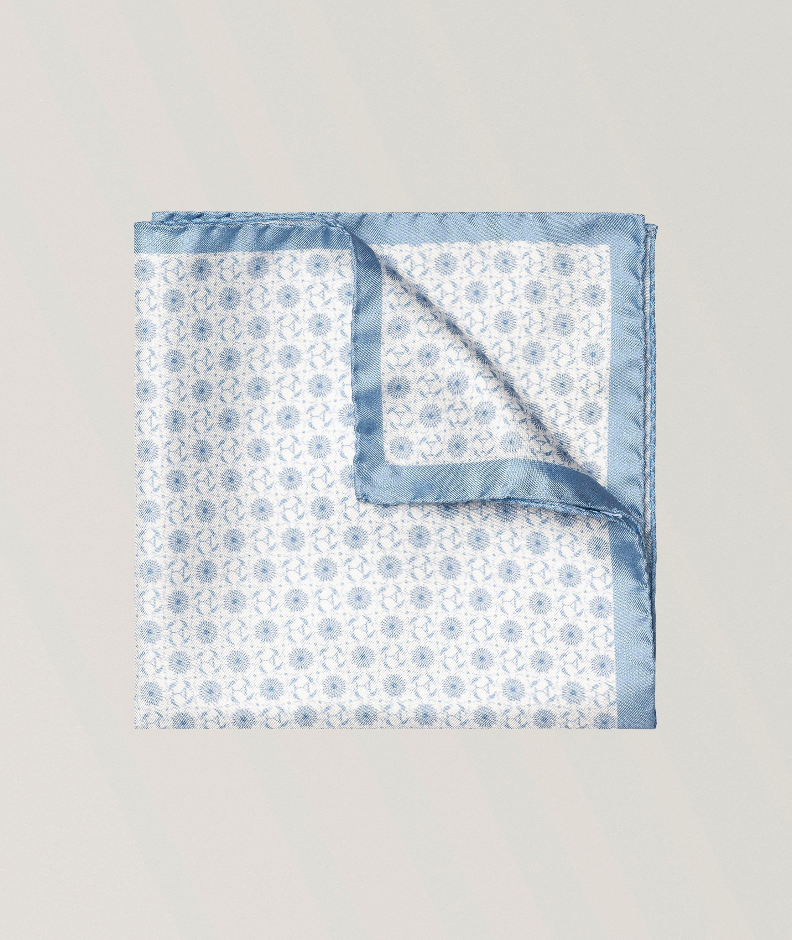 Geometric Silk Pocket Square image 0