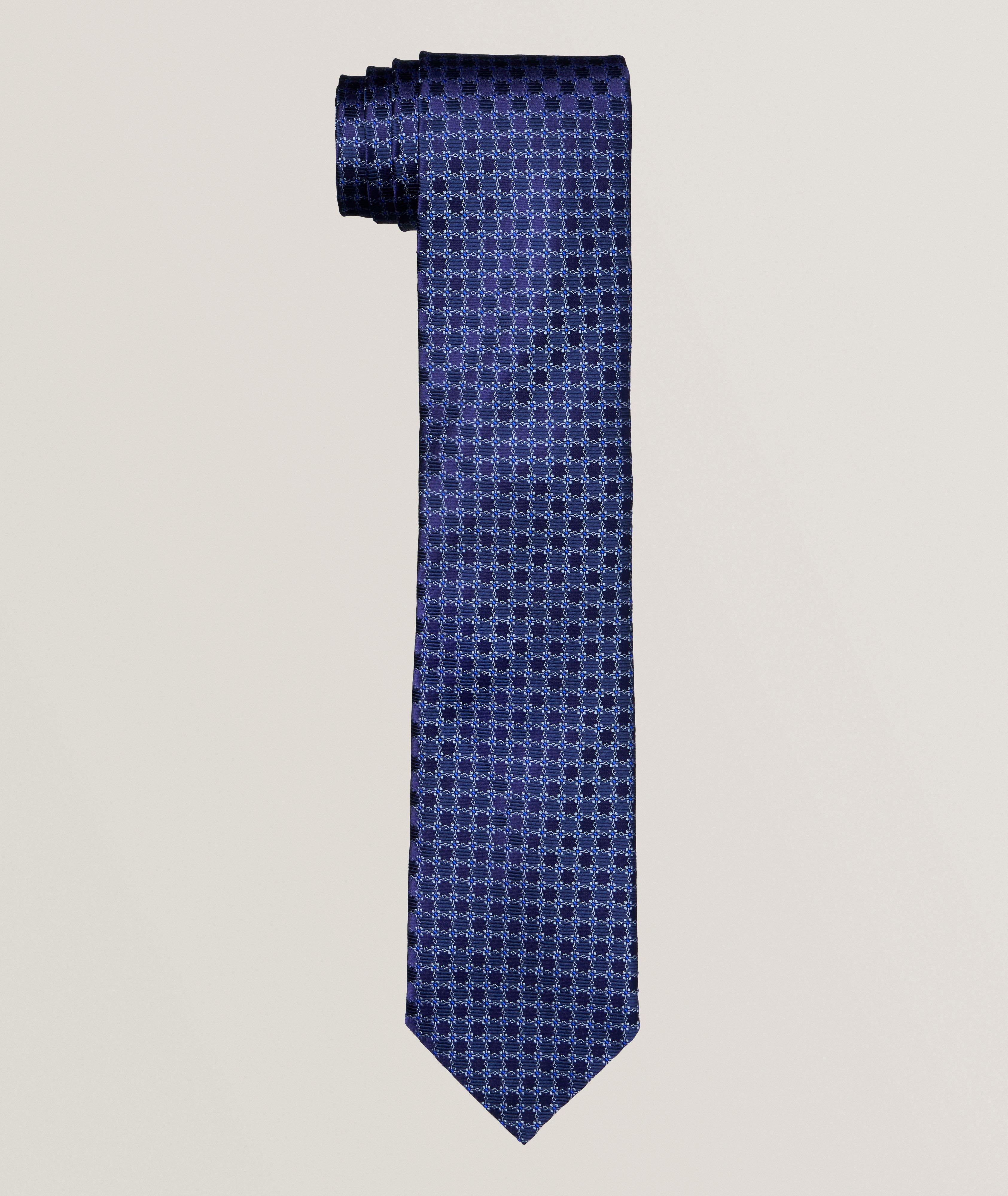 Floral Woven Silk Tie image 0