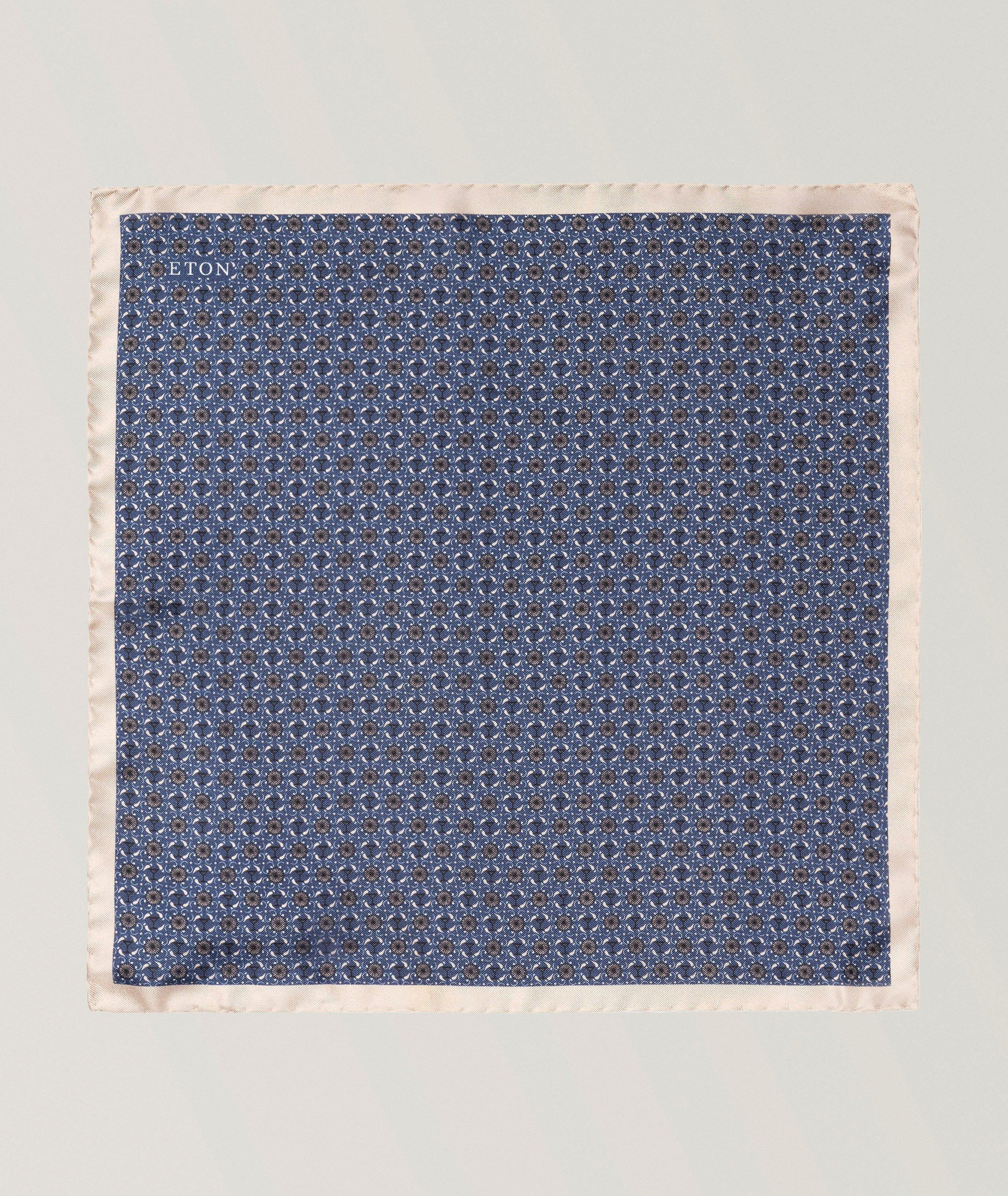 Geometric Silk Pocket Square image 1