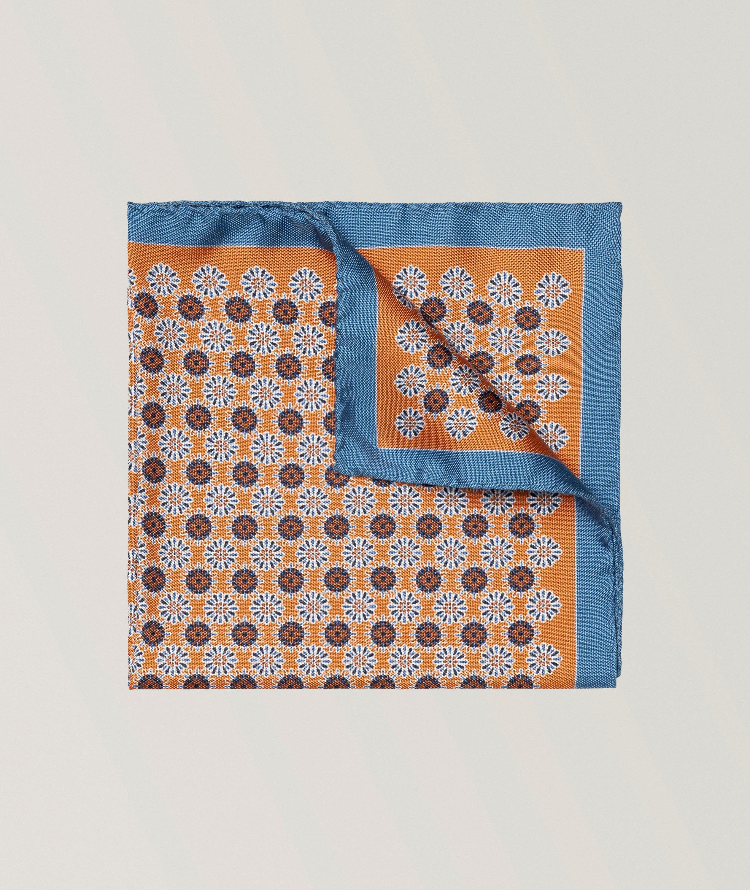 Geometric Silk Pocket Square image 0