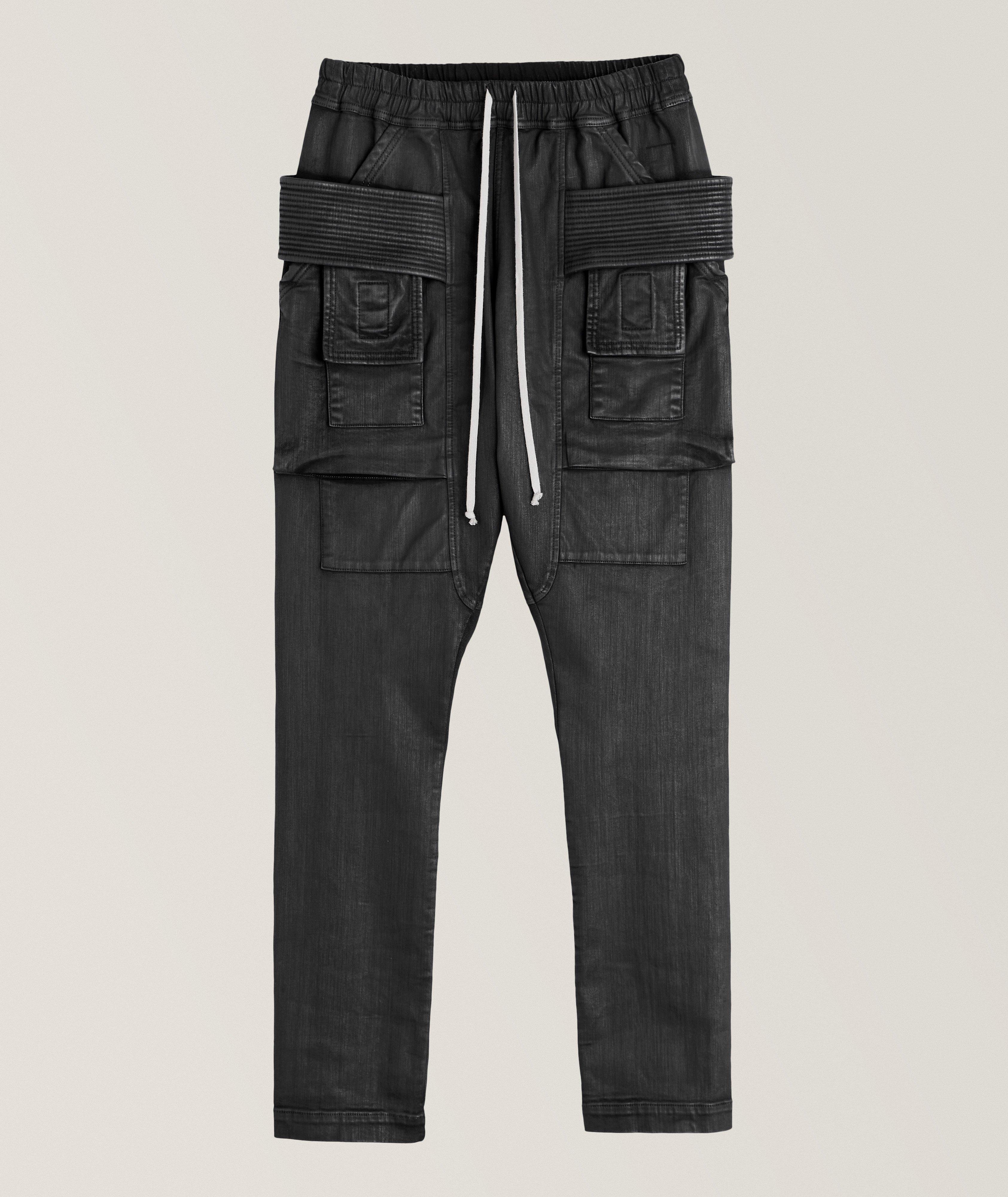 Stretch-Cotton Blend Cargo Pants image 0