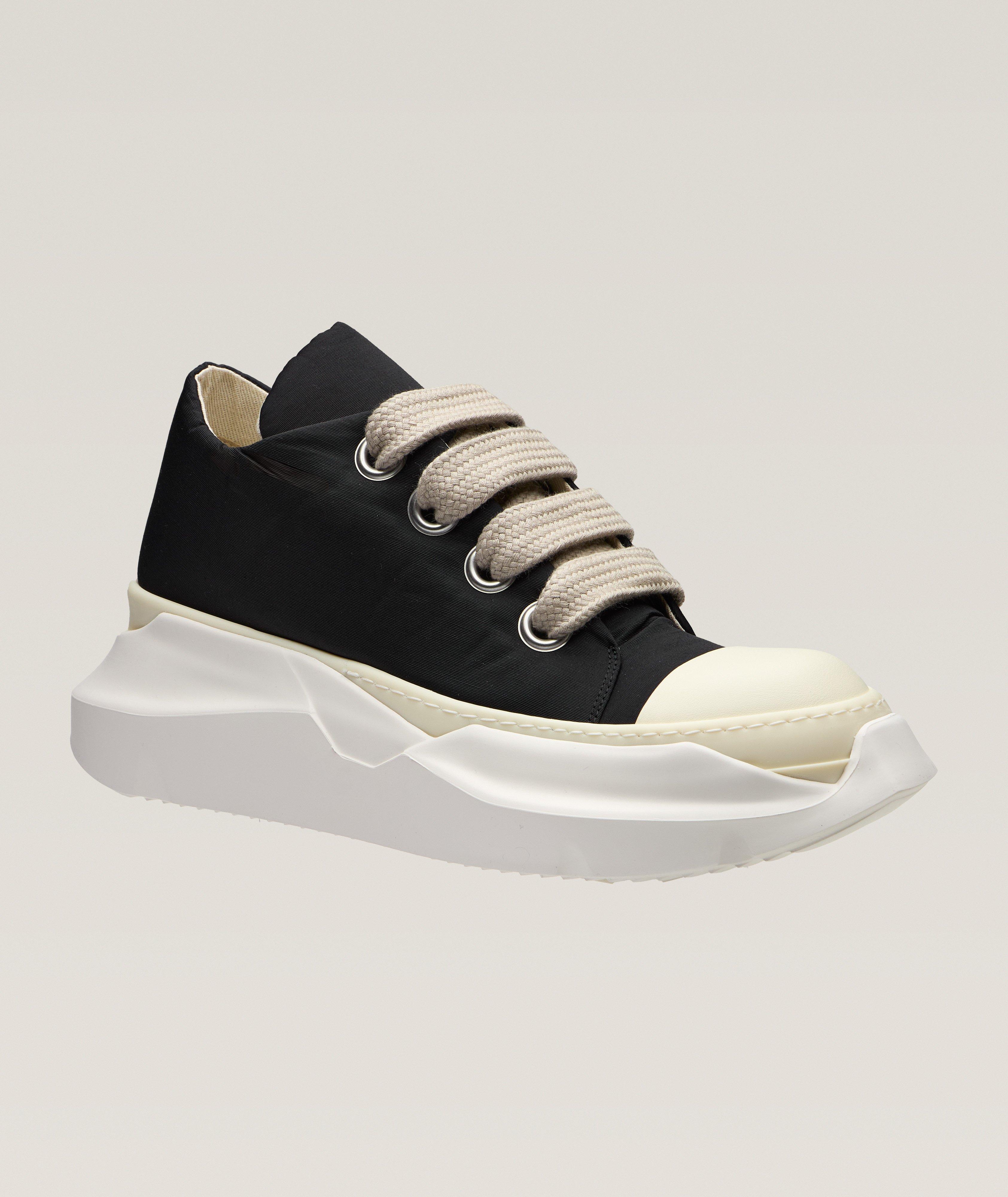 Jumbo Laced Canvas Abstract Sneakers image 0
