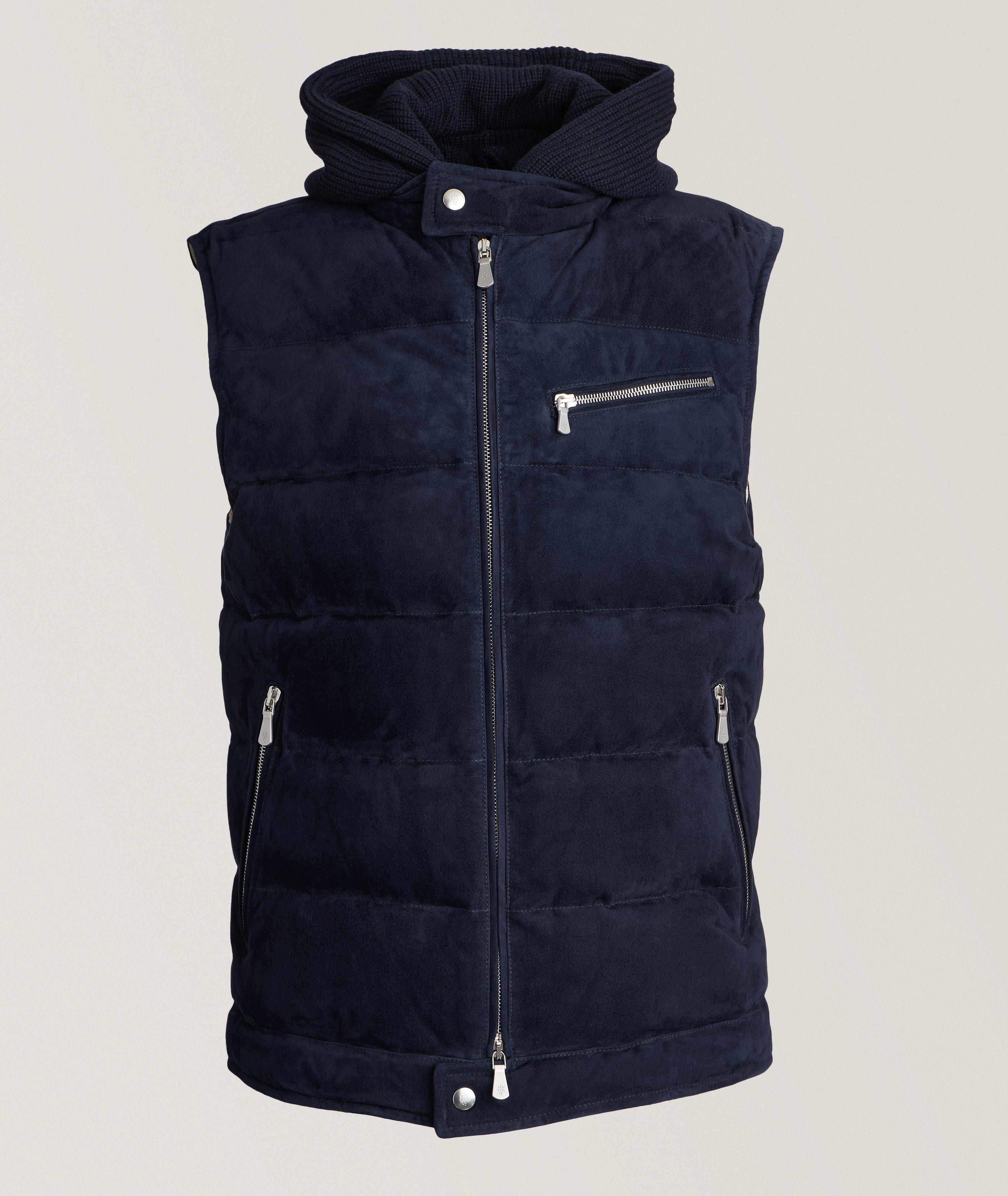 Suede Padded Vest image 0