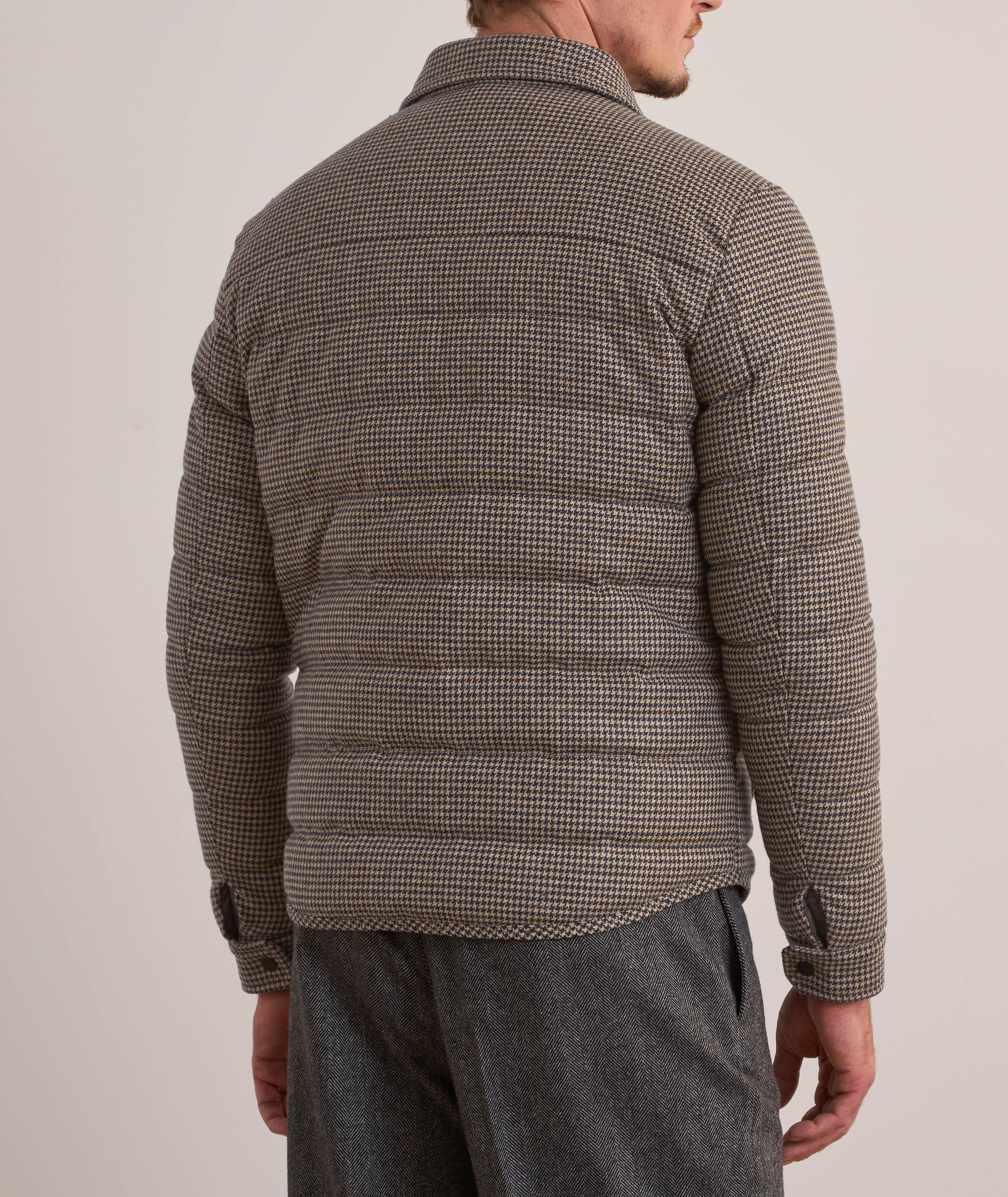 Houndstooth Down Shacket  image 1