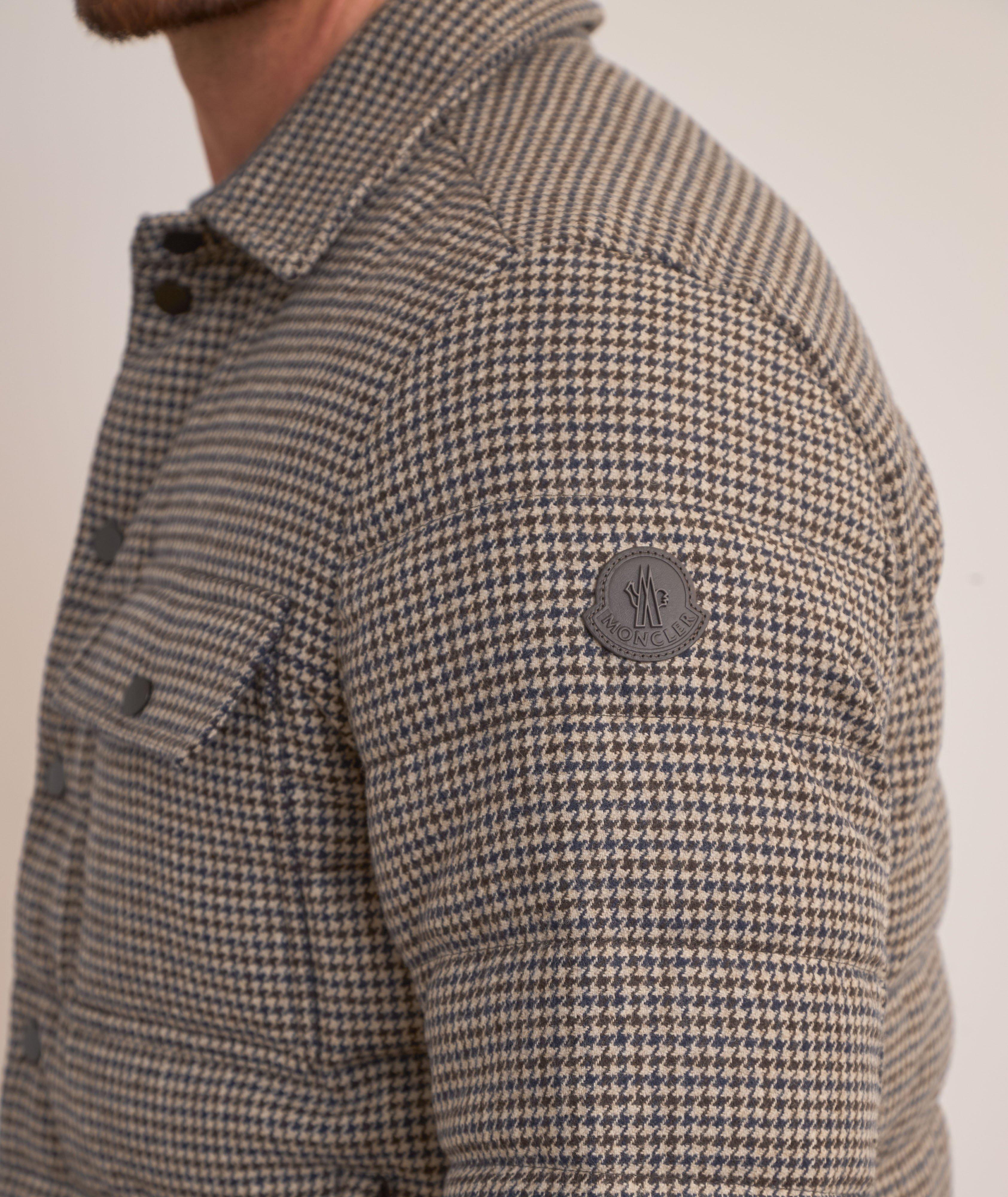 Houndstooth Down Shacket  image 4