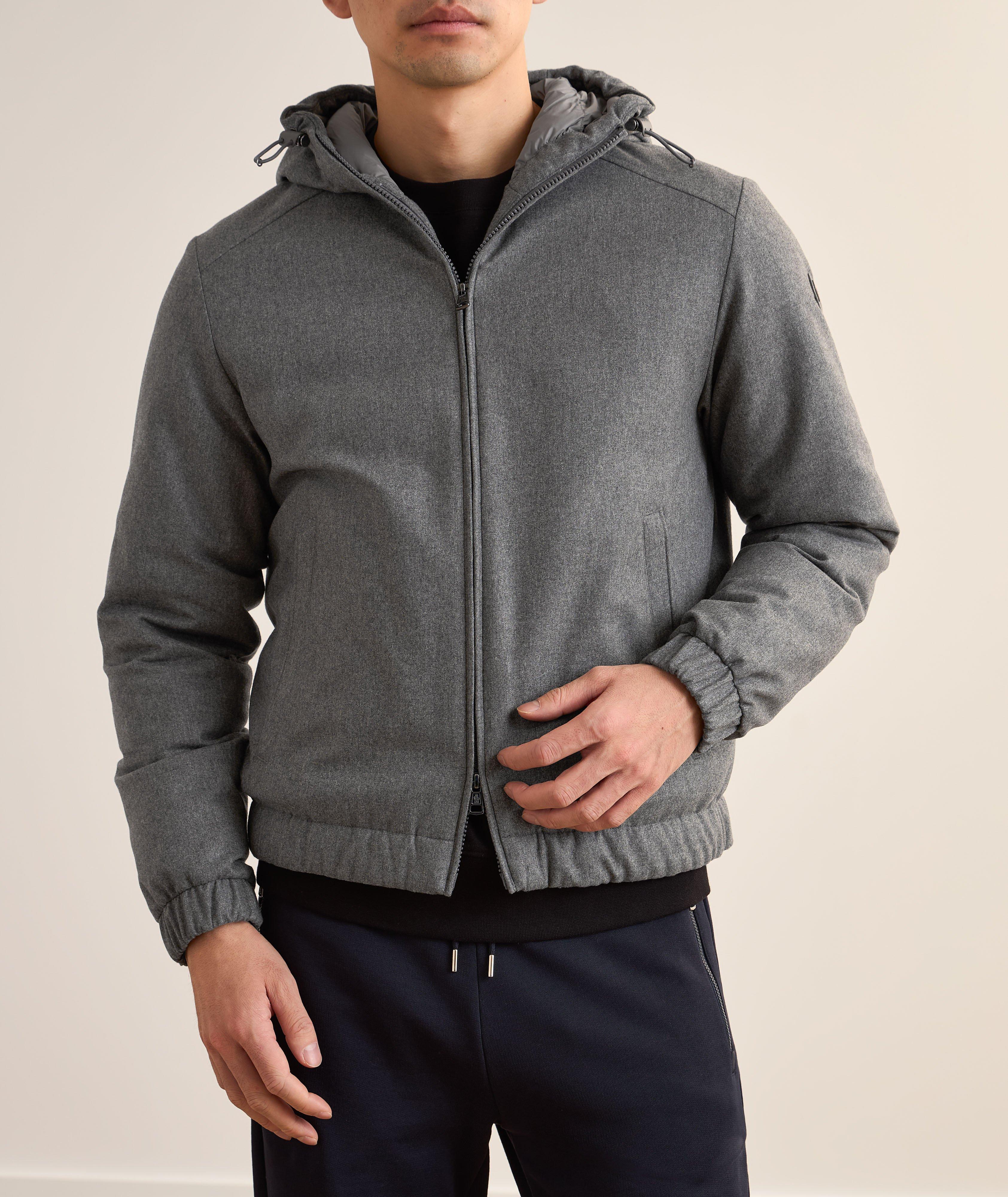 Manteau Torrani en mélange de cachemire et en duvet à capuchon image 1