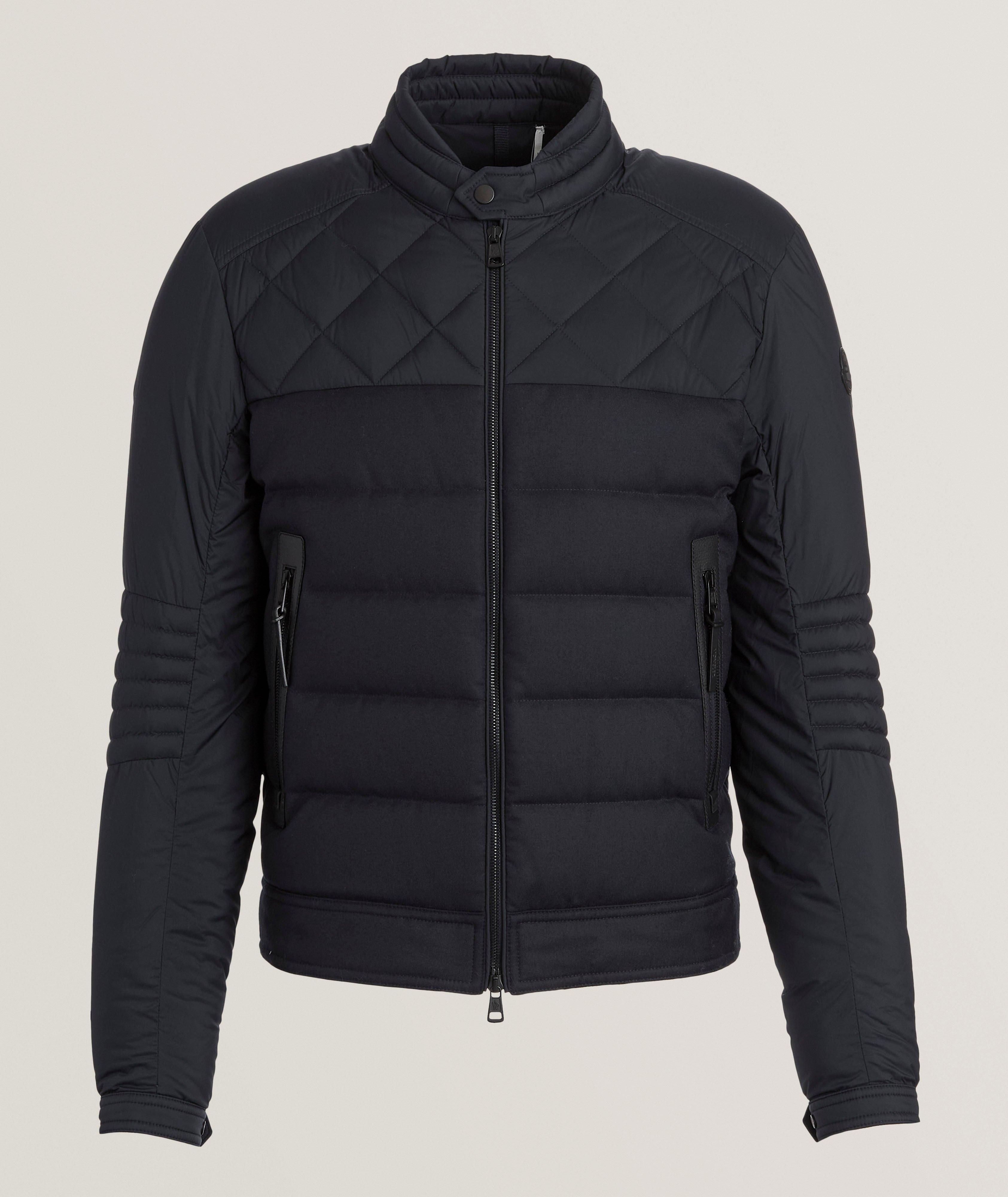 Manteau de style moto en duvet image 0