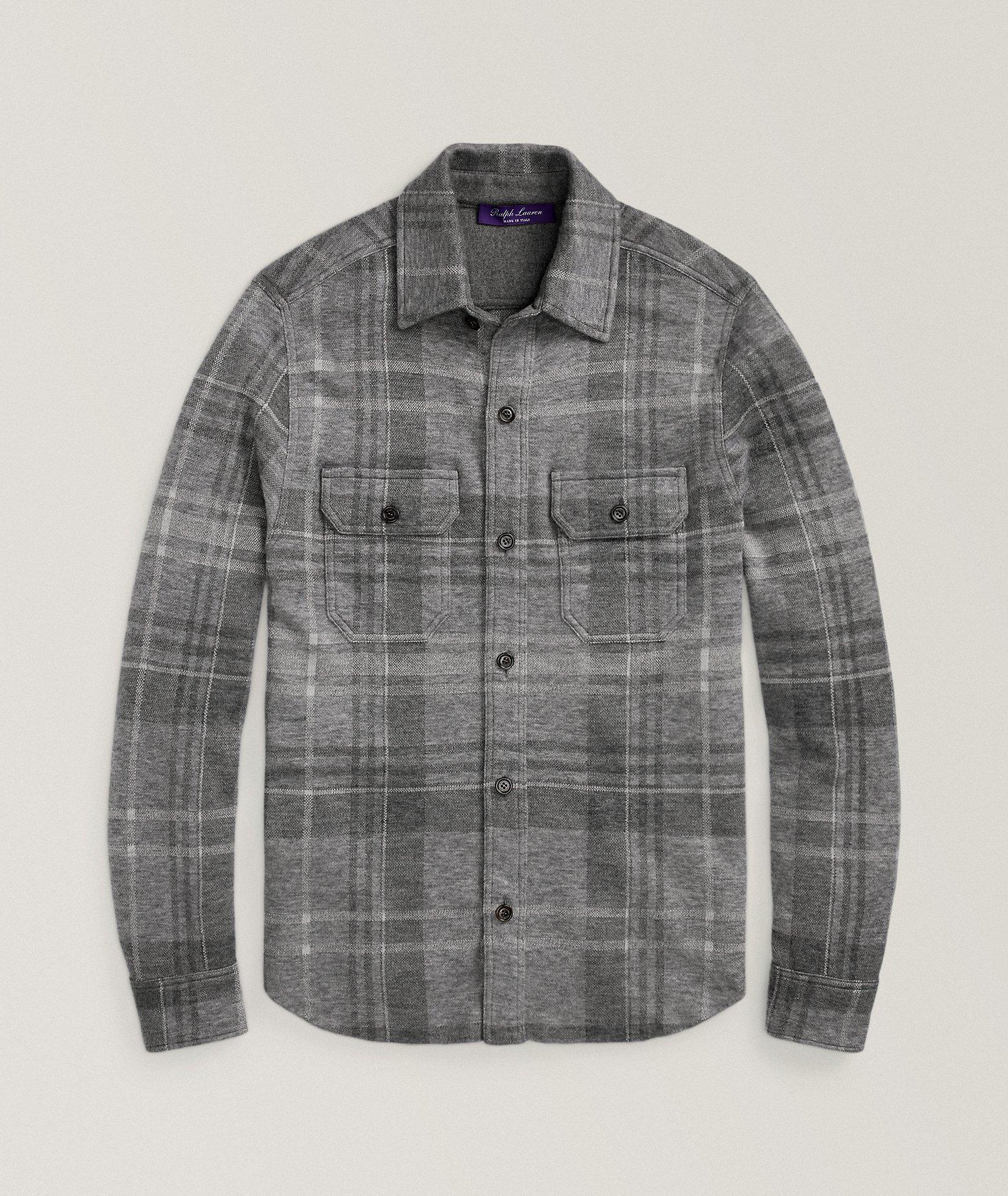 Birdseye Cashmere-Wool Overshirt  image 0