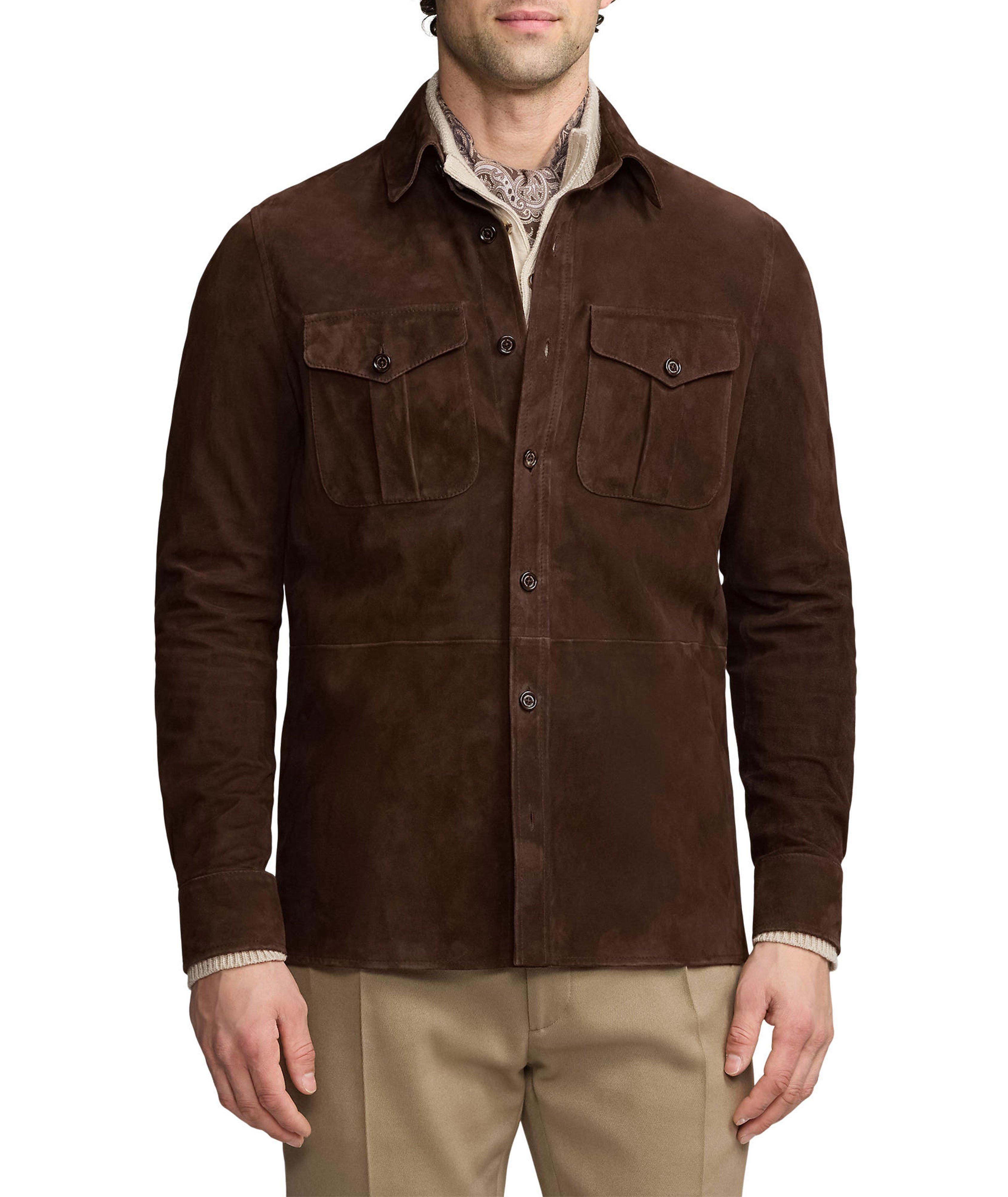 Veste-chemise Barron en cuir d’agneau image 1