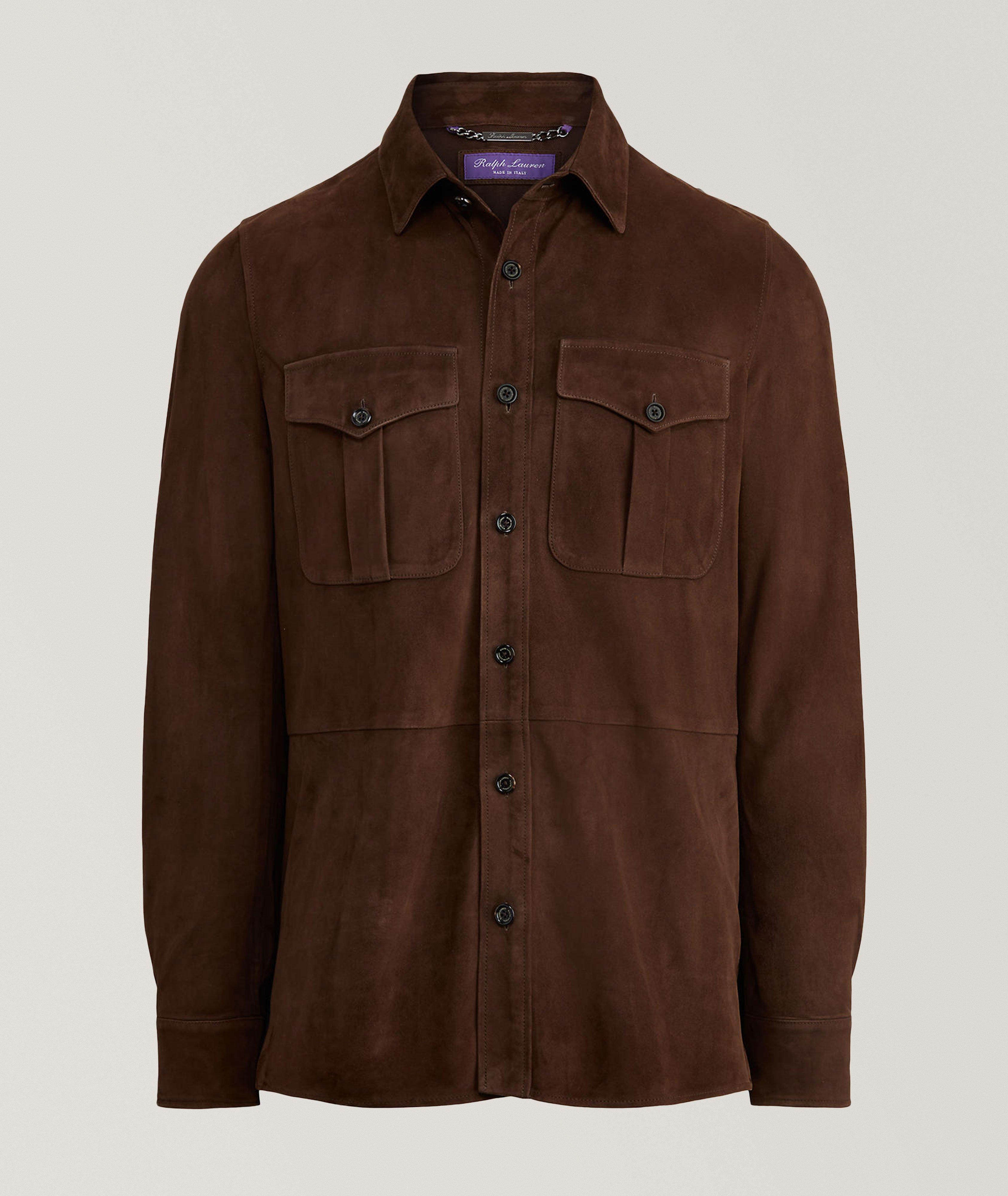 Veste-chemise Barron en cuir d’agneau image 0