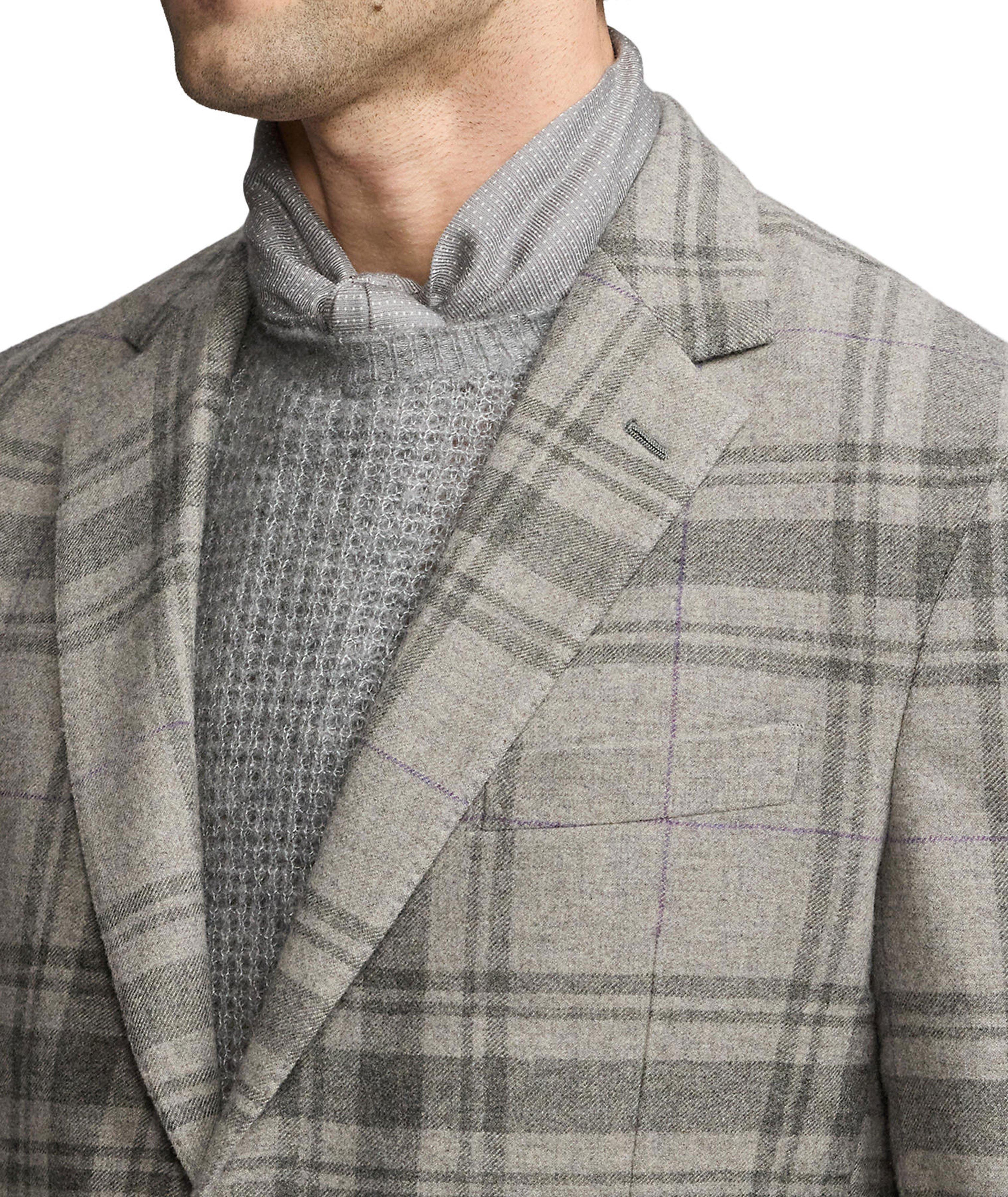 Plaid Wool Sport Jacket  image 4