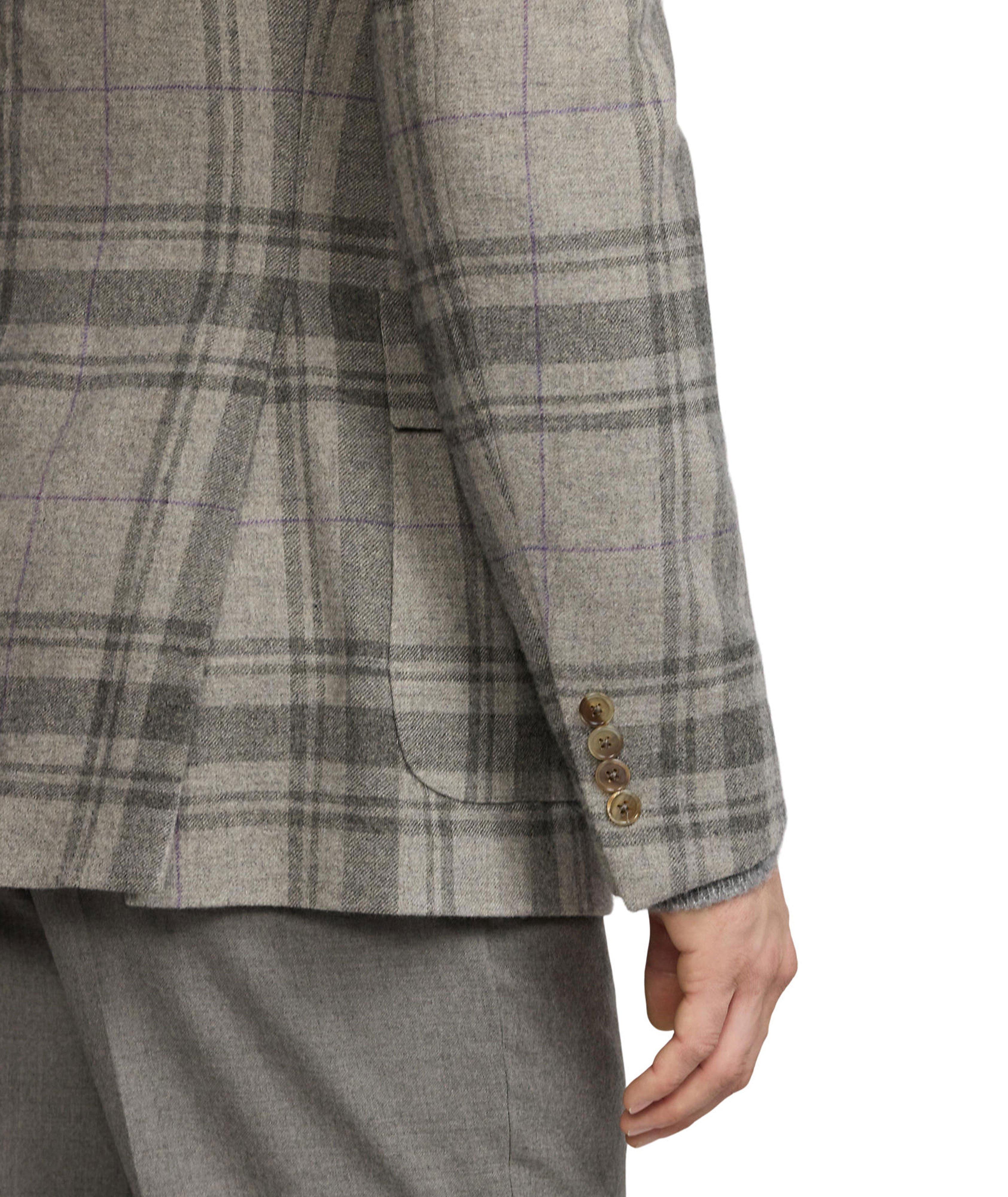 Plaid Wool Sport Jacket  image 5