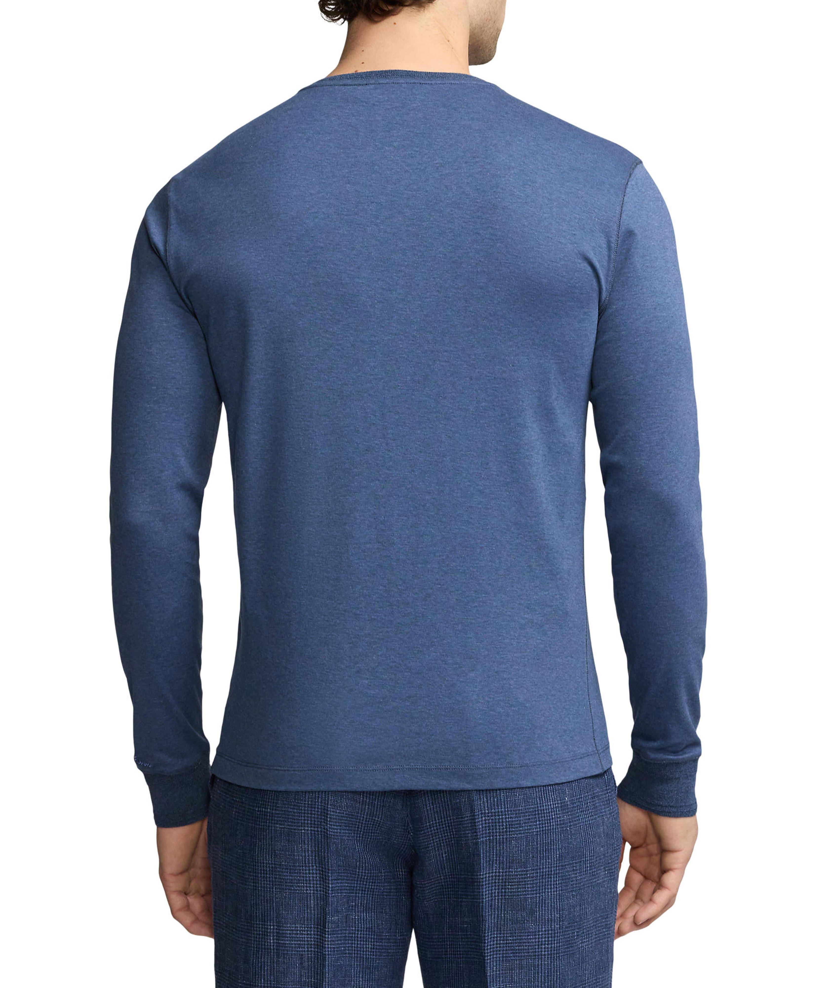 Soft Touch Interlock Knit Henley image 2