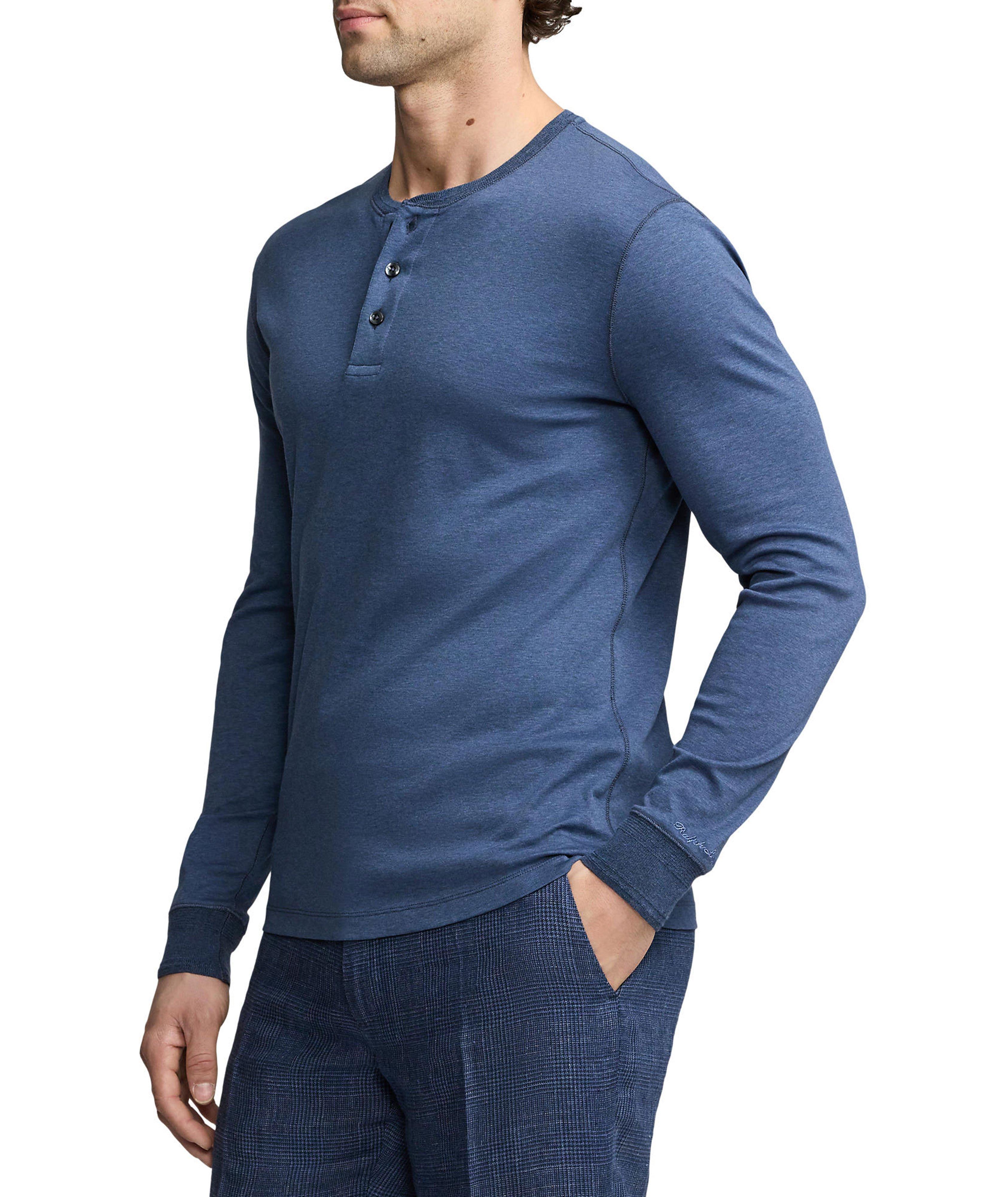 Soft Touch Interlock Knit Henley image 3