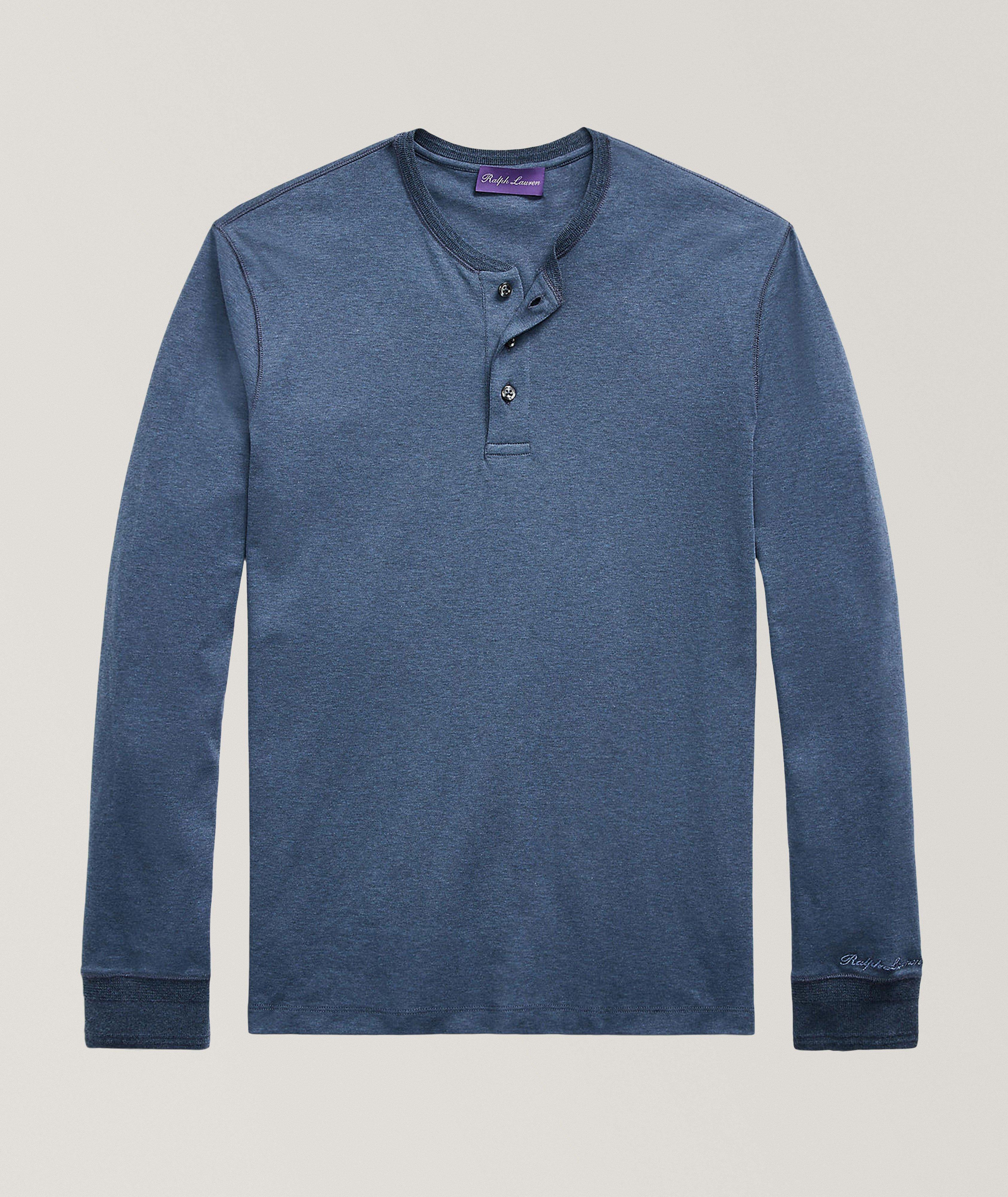 Soft Touch Interlock Knit Henley image 0