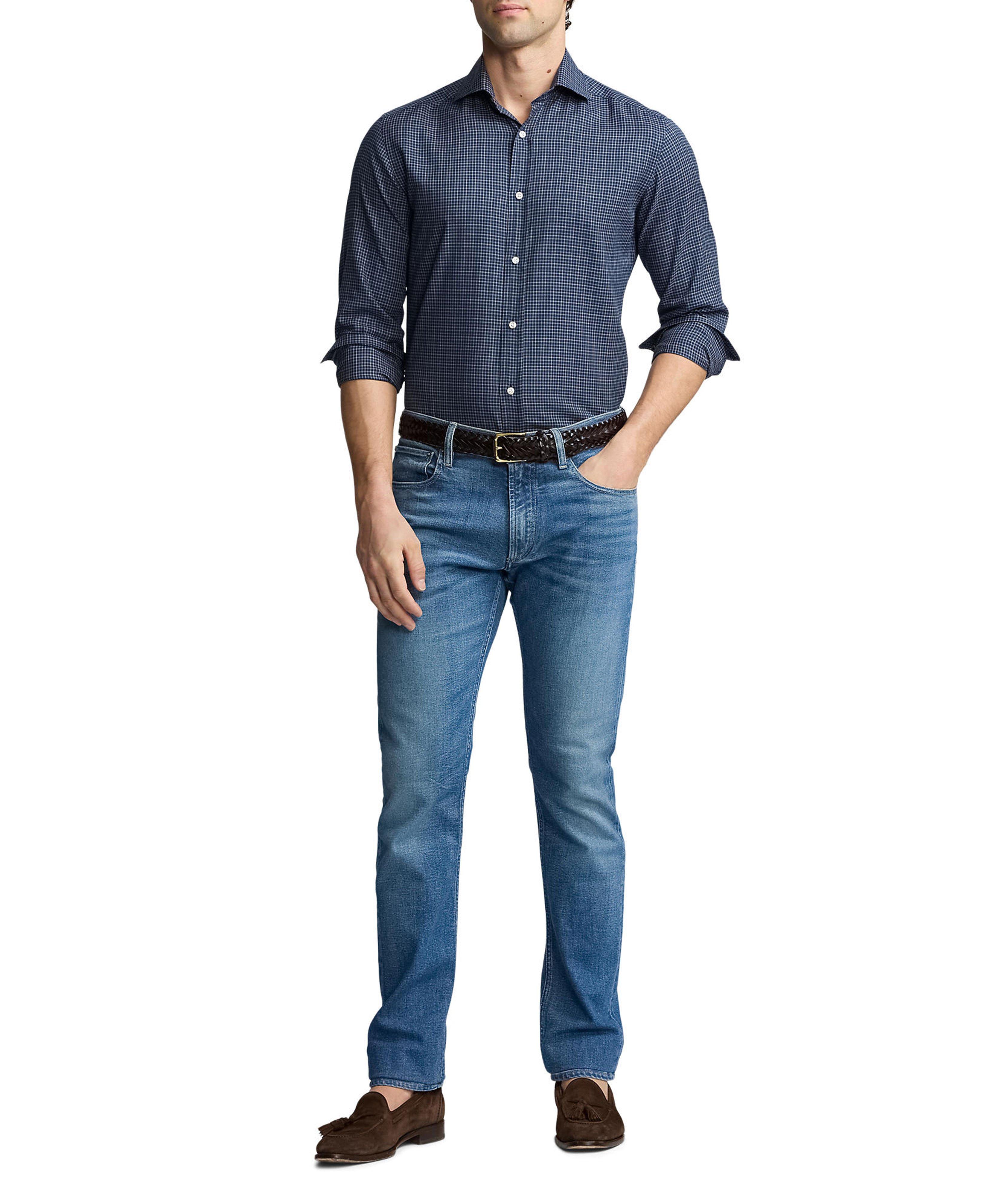 Chemise décontractée en coton à carreaux image 5