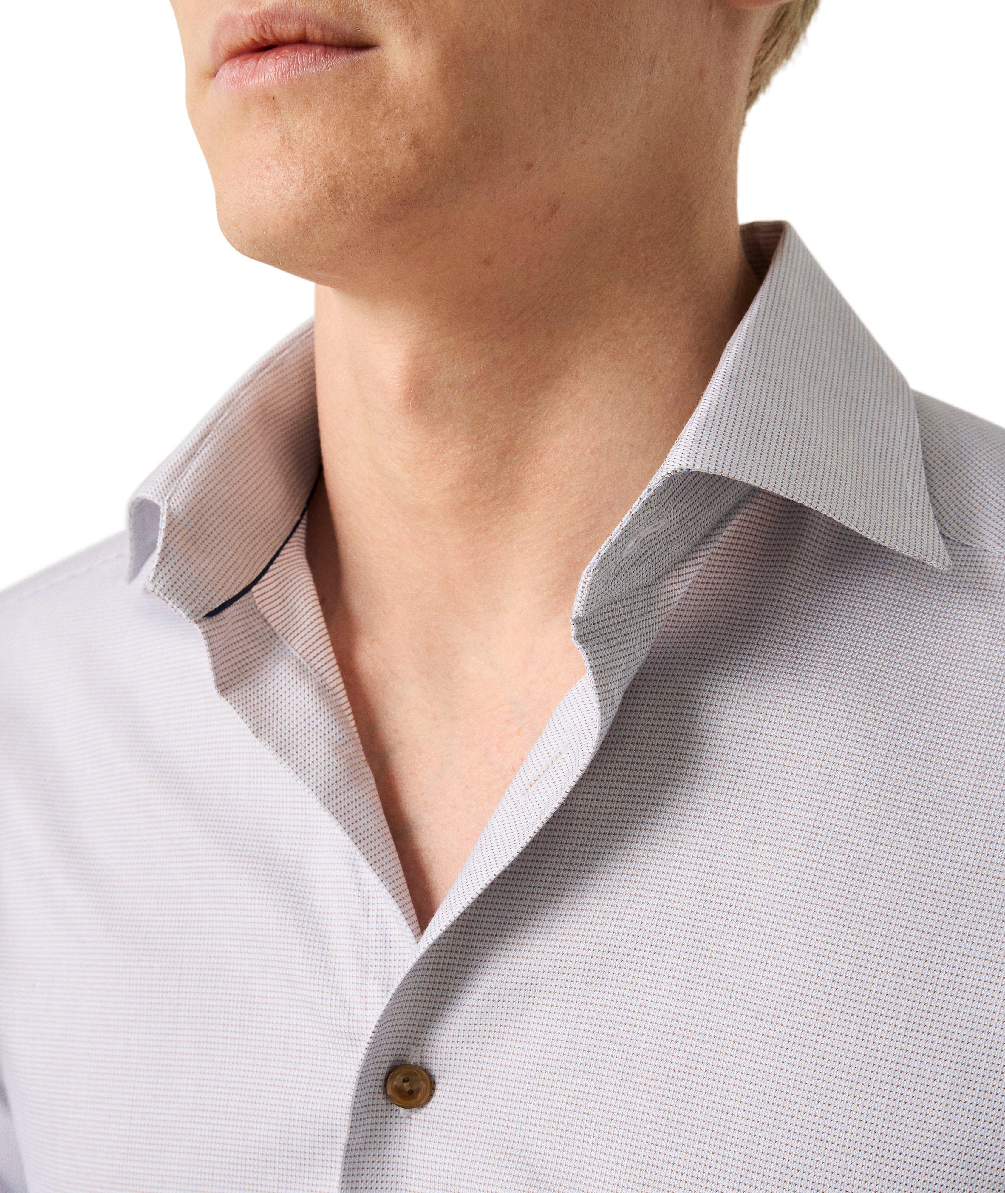 Slim-Fit Cotton-Blend Dress Shirt image 4