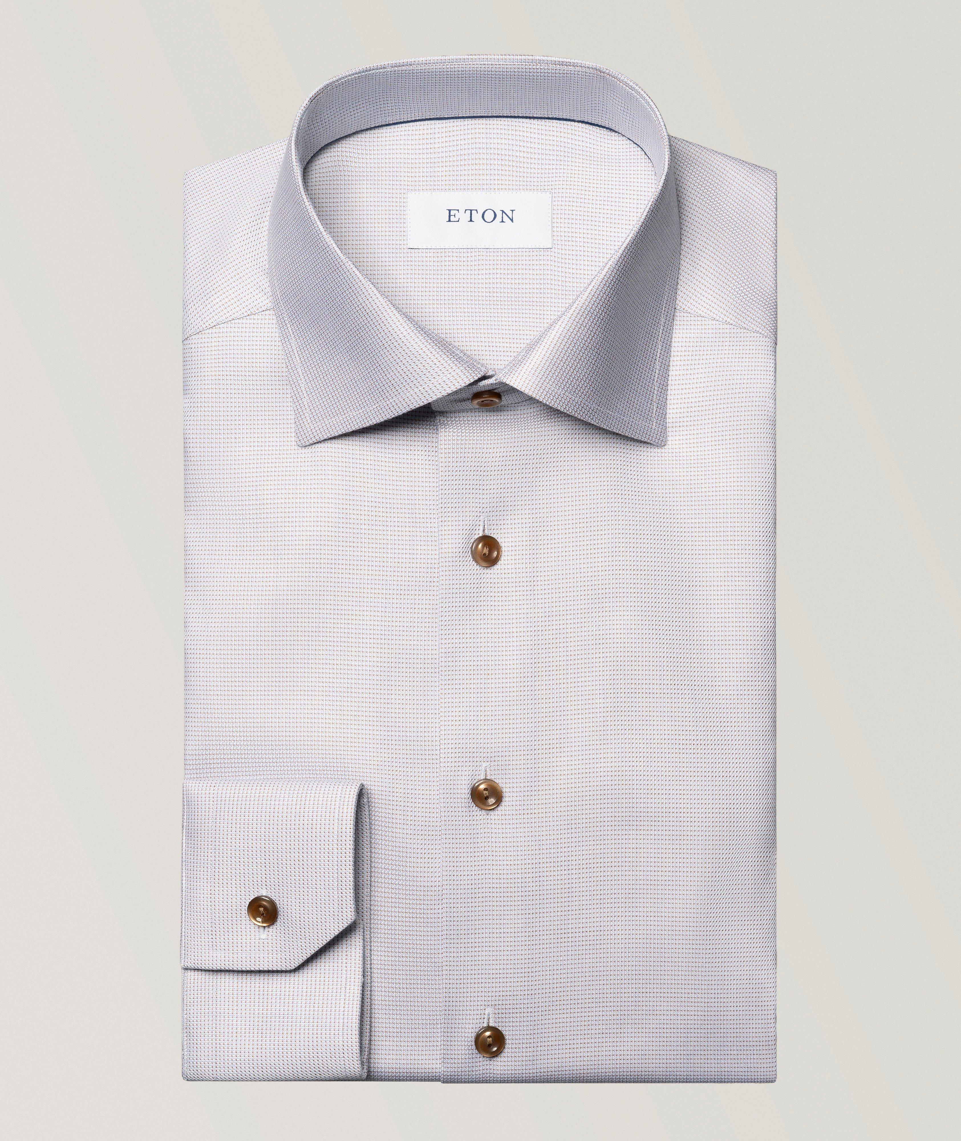 Slim-Fit Cotton-Blend Dress Shirt image 0
