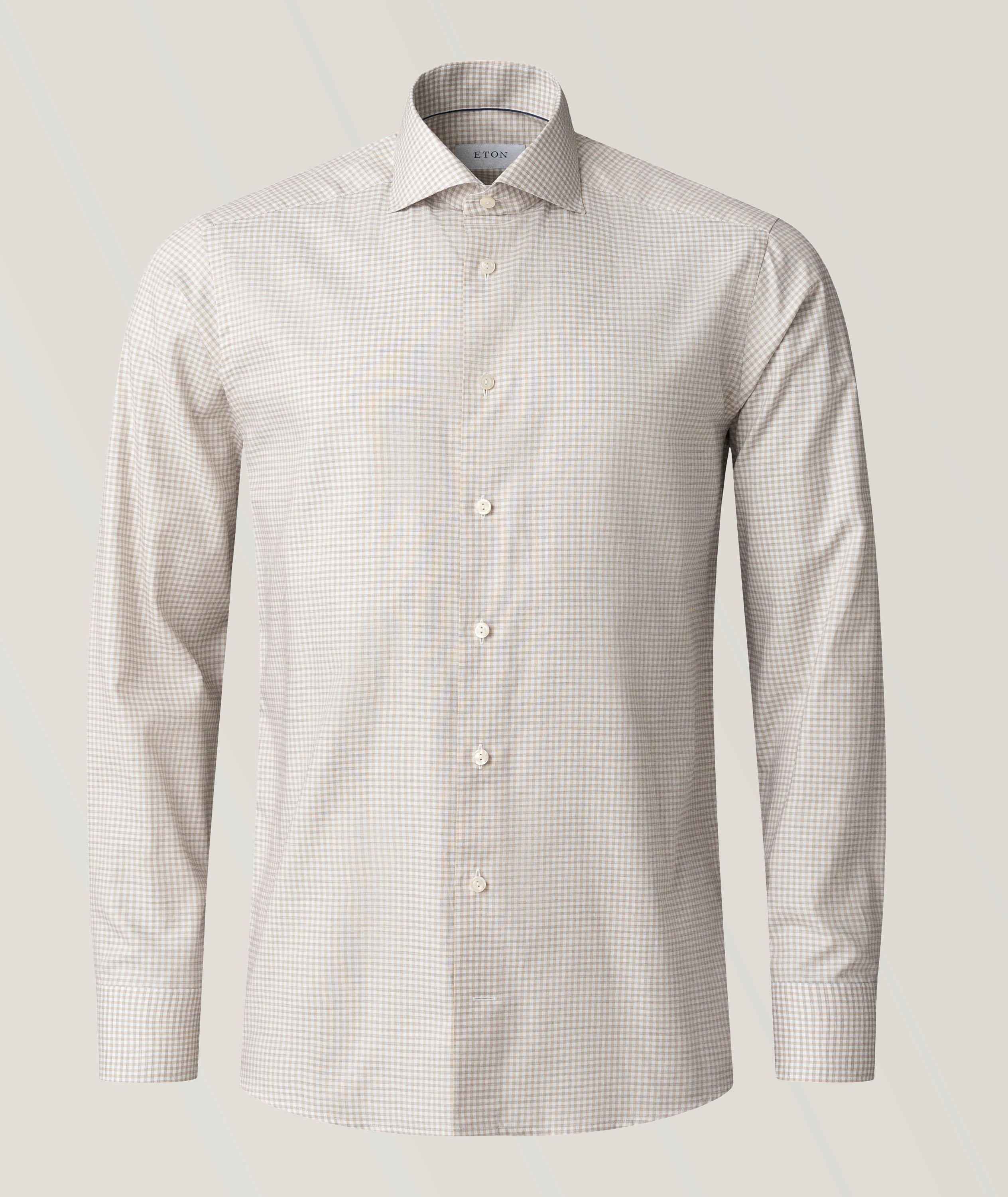 Slim-Fit Check Signature Oxford Dress Shirt image 2