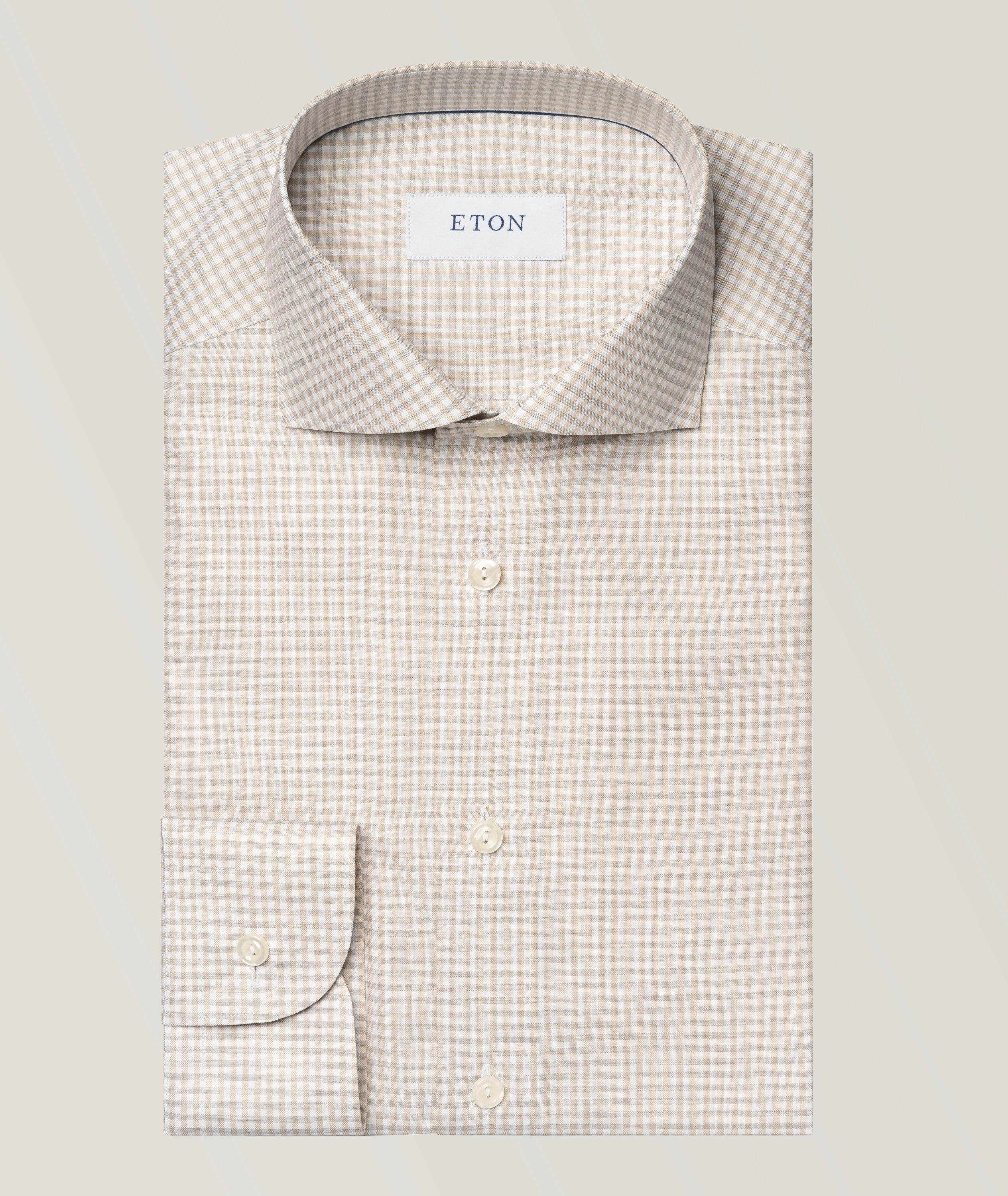 Slim-Fit Check Signature Oxford Dress Shirt image 0