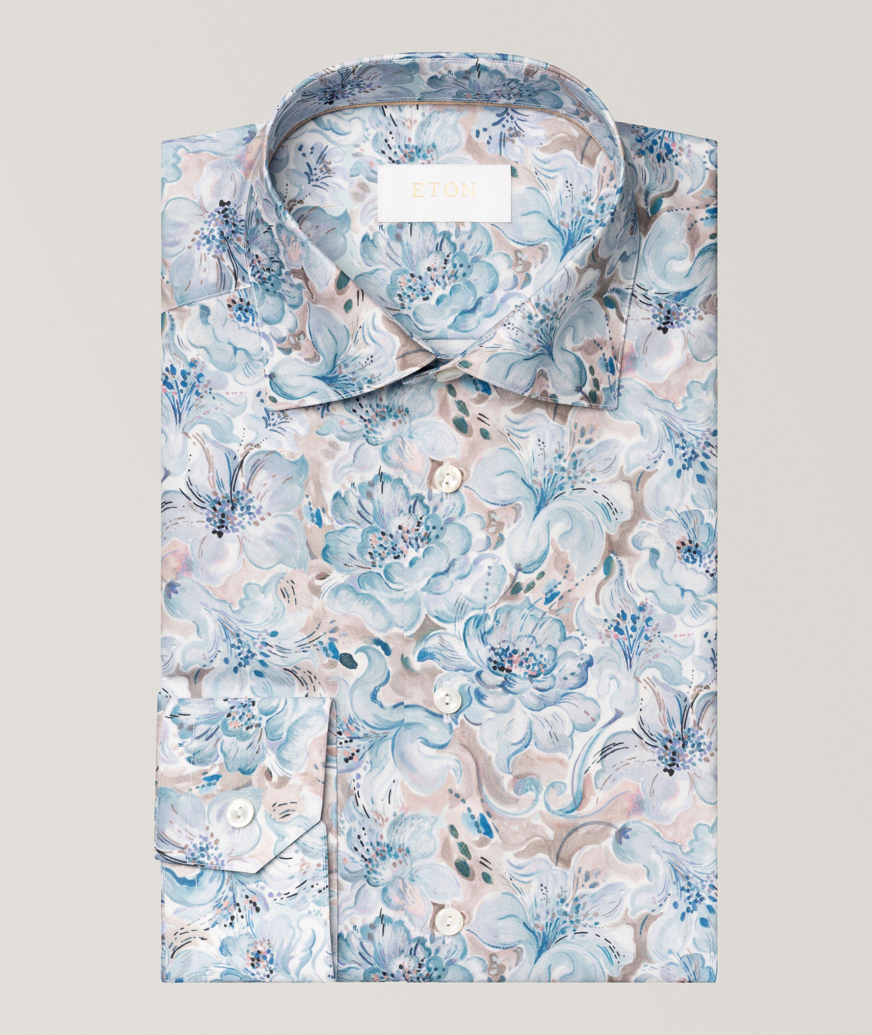 Contemporary-Fit Floral Elevated Dress Shirt image 0