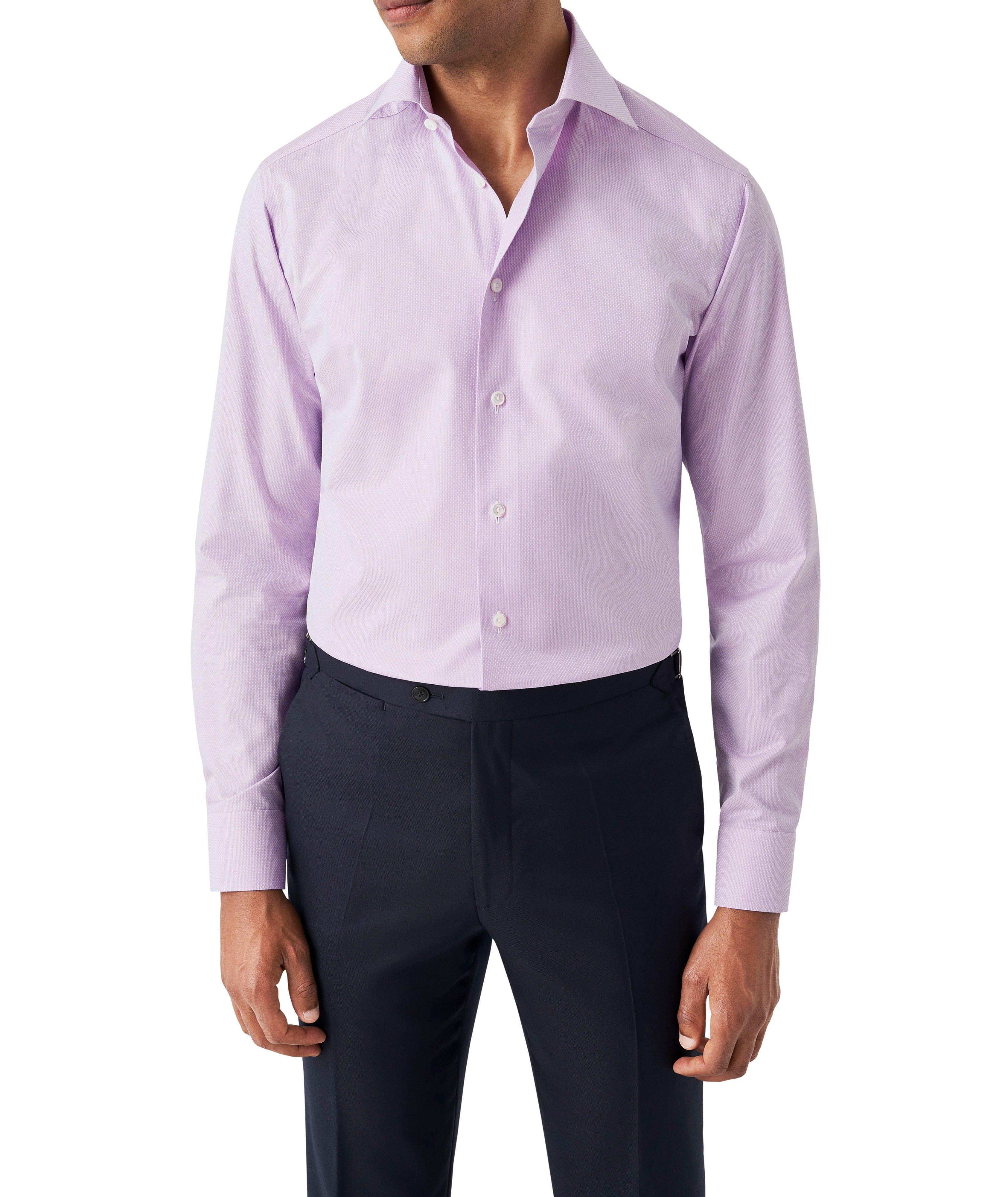 Contemporary-Fit Elevated Piqué Dress Shirt image 1