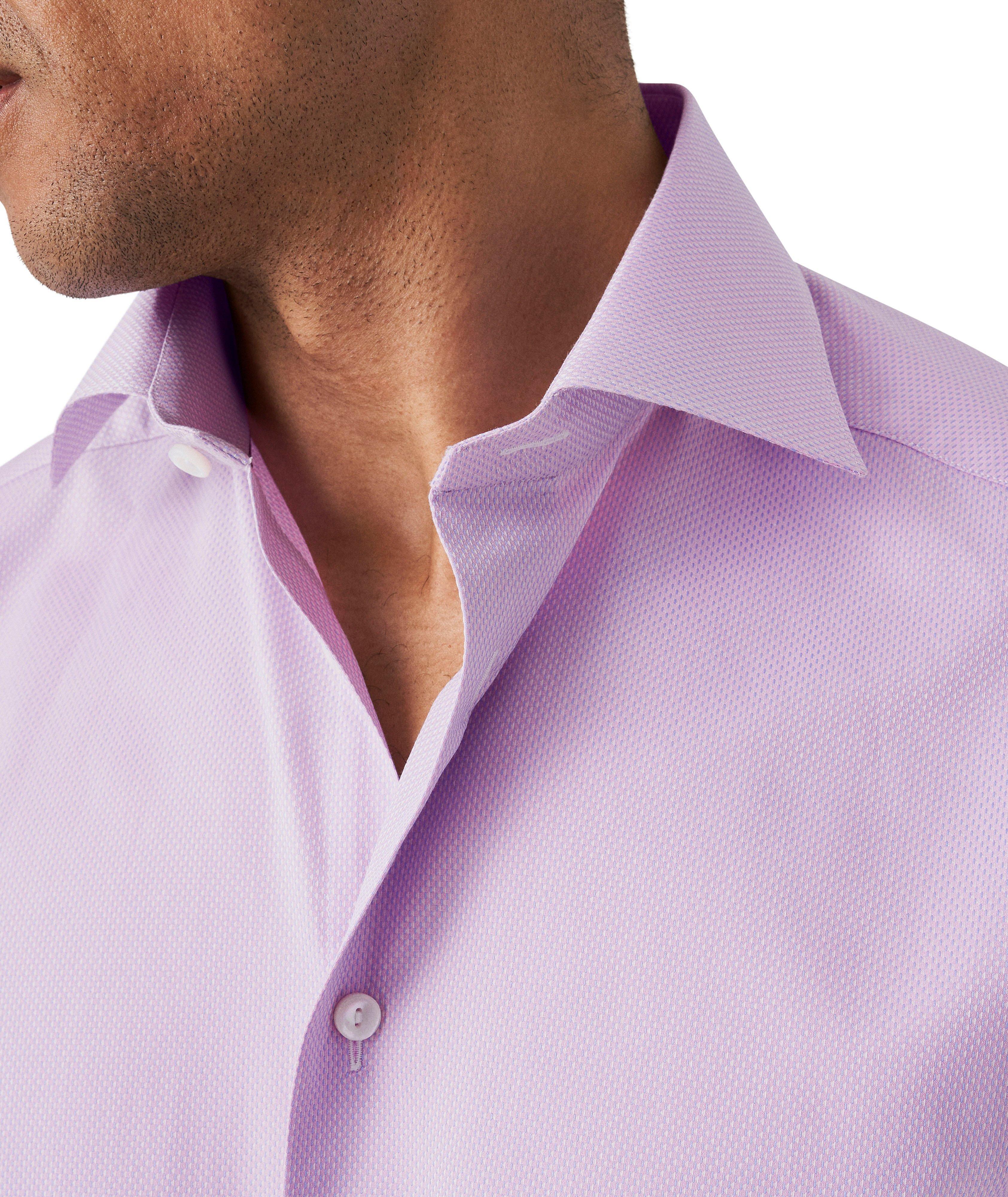 Contemporary-Fit Elevated Piqué Dress Shirt image 4