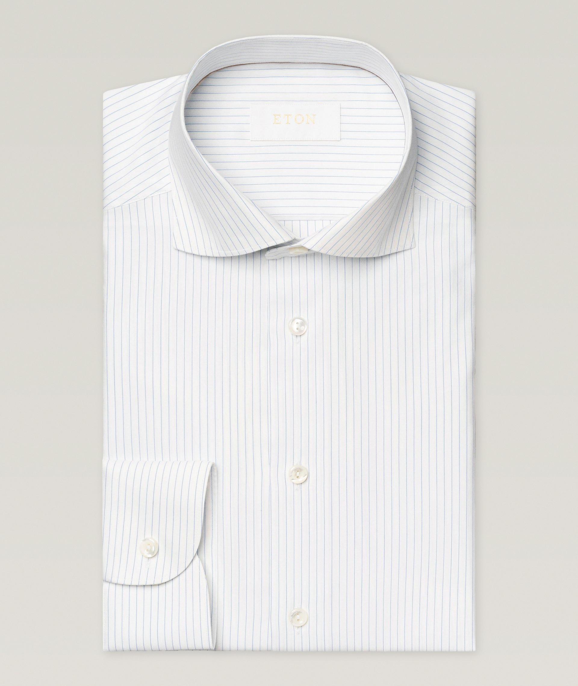 Chemise habillée à rayures de coupe amincie image 0