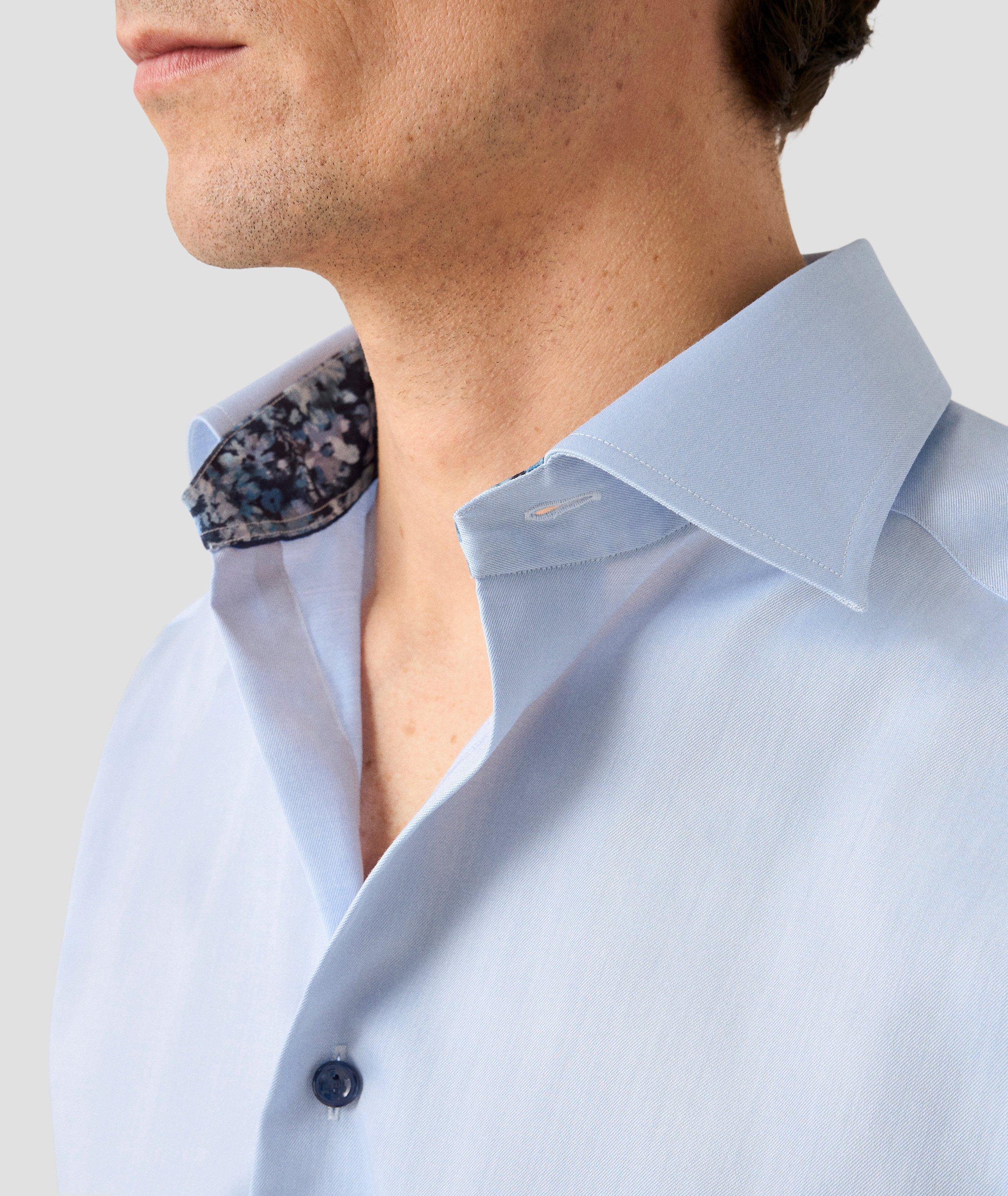 Chemise en toile chambray de coupe contemporaine image 3